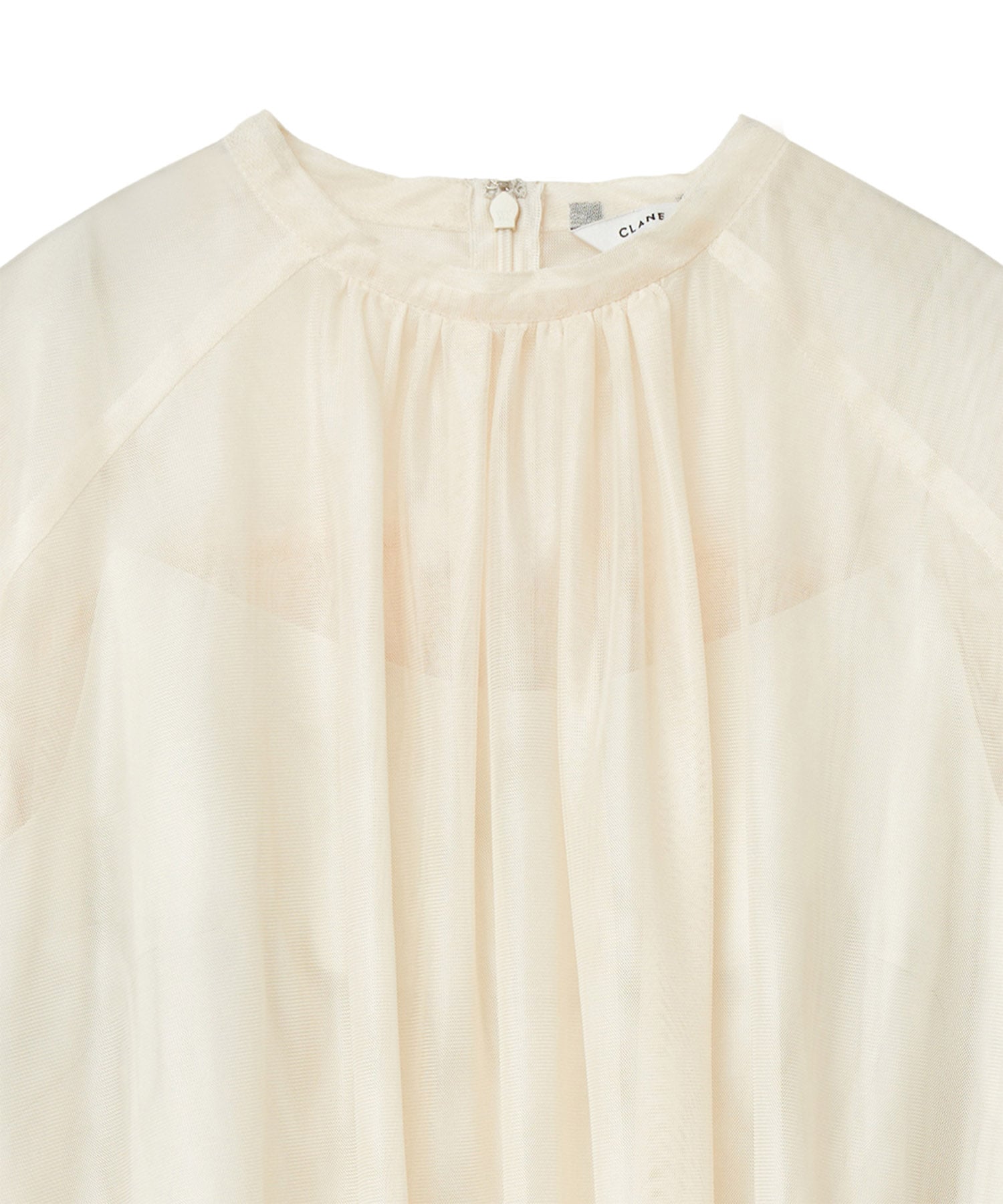 SHEER TULLE BALLOON SLEEVE TOPS(1 IVORY): CLANE: WOMENS｜ STUDIOUS