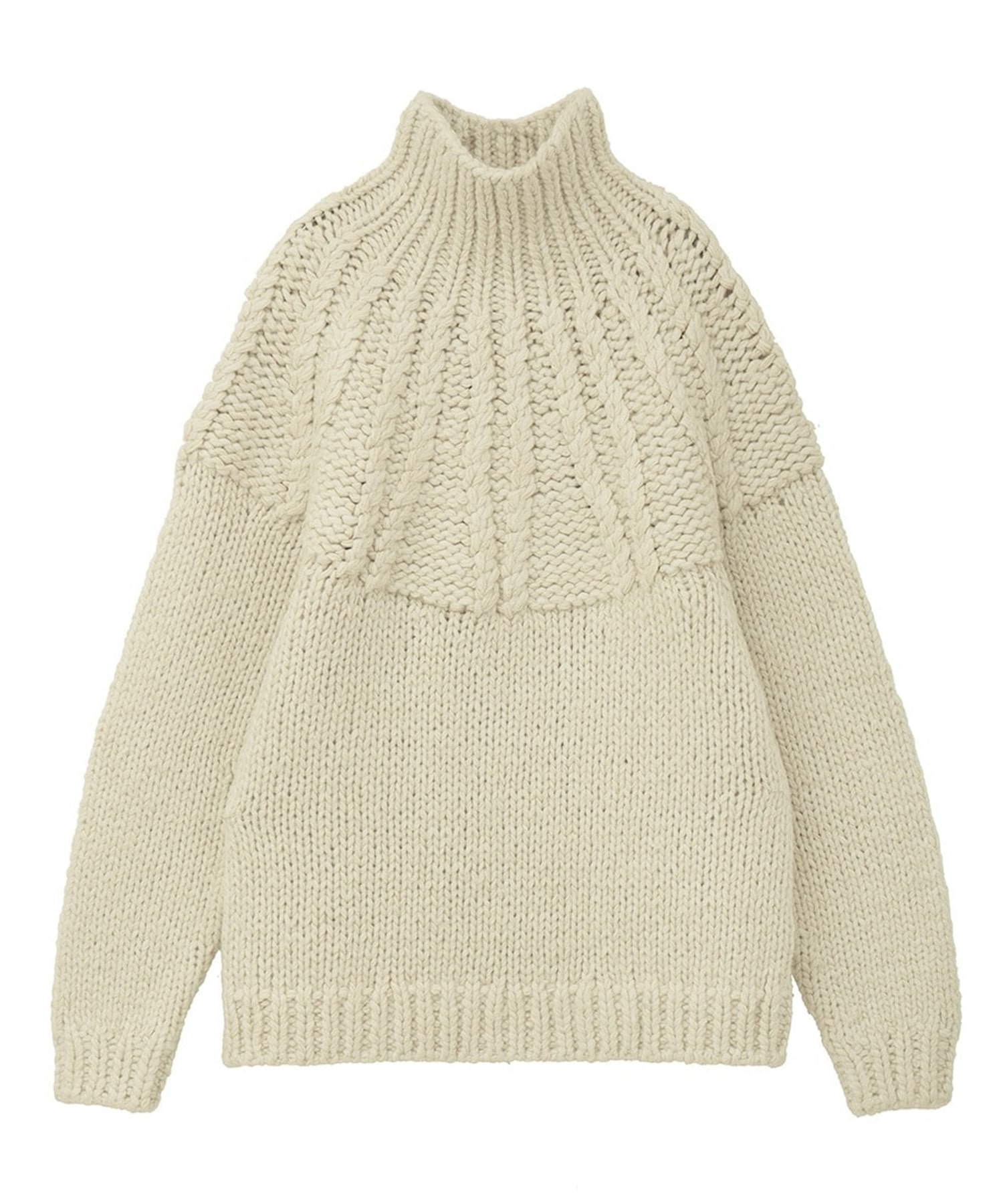 憧れの CLANE TOPS CHUNKY HAND WOMENS｜ KNIT CABLE HAND KNIT CABLE