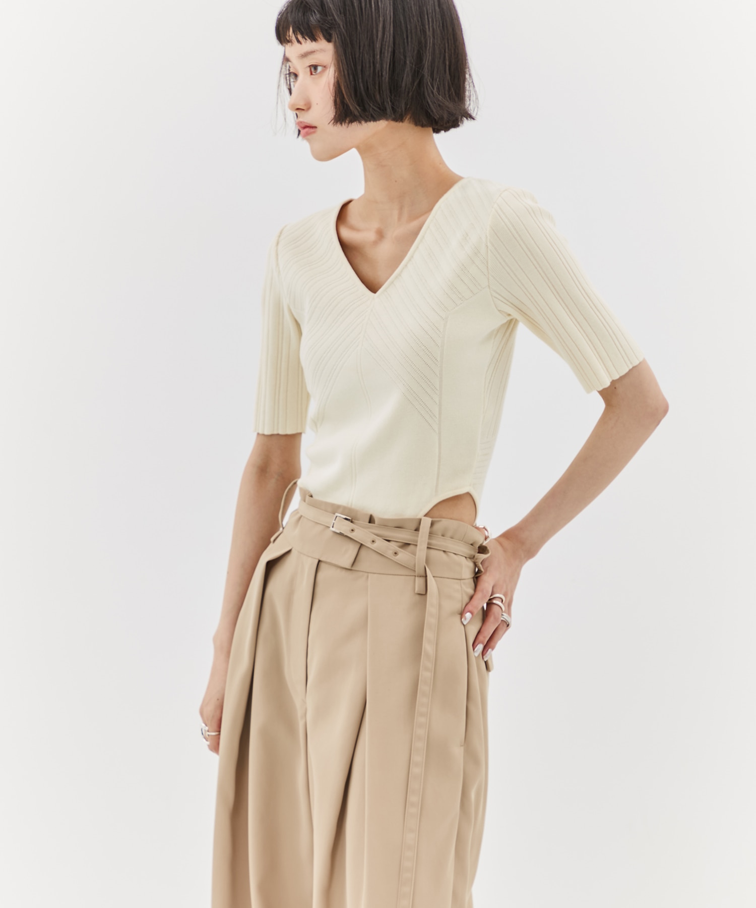 Jacquard Knit Bodysuit STUDIOUS