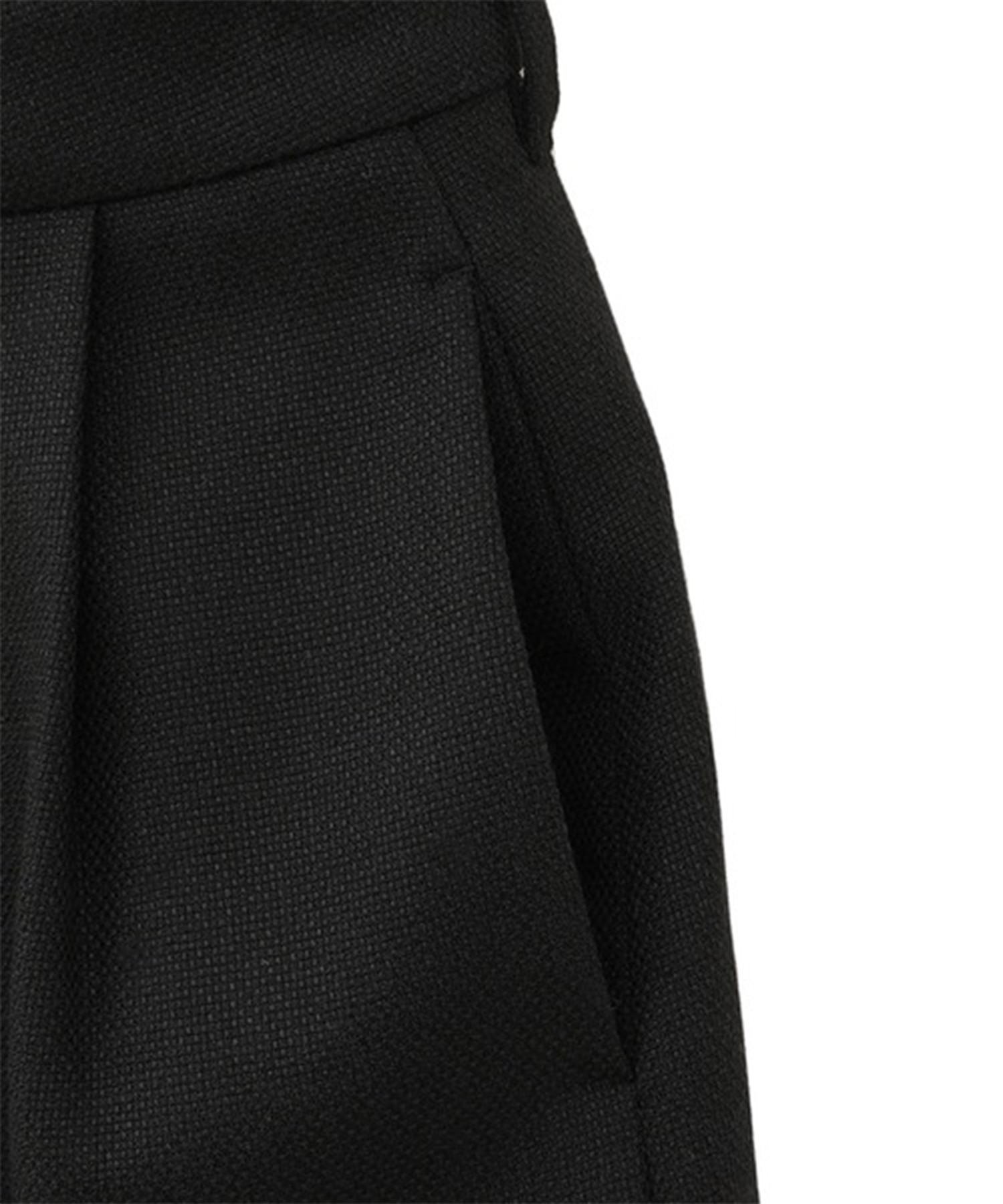 FRONT SLIT TUCK SKIRT CLANE