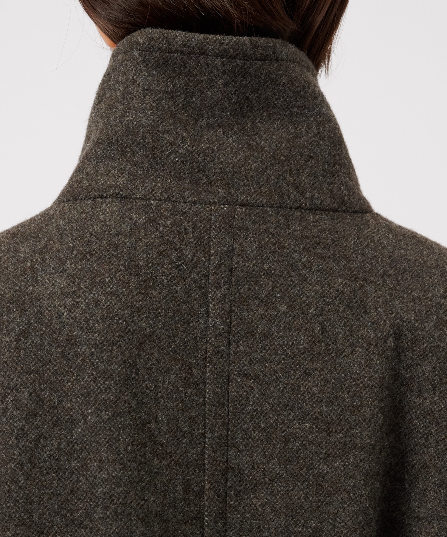 Stand Collar Wool Blouson STUDIOUS