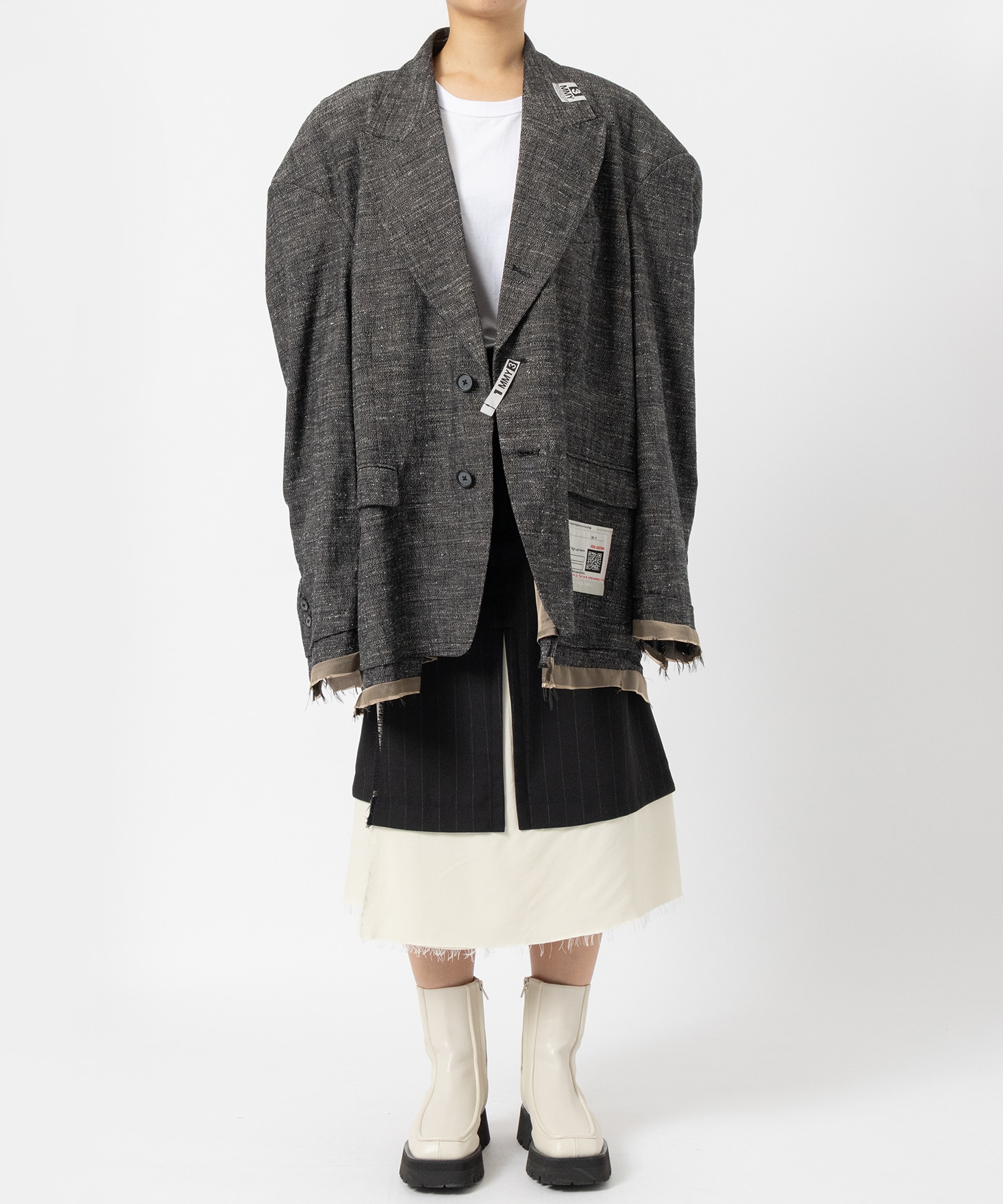 SLUB NEP TWEED JACKET Maison MIHARA YASUHIRO