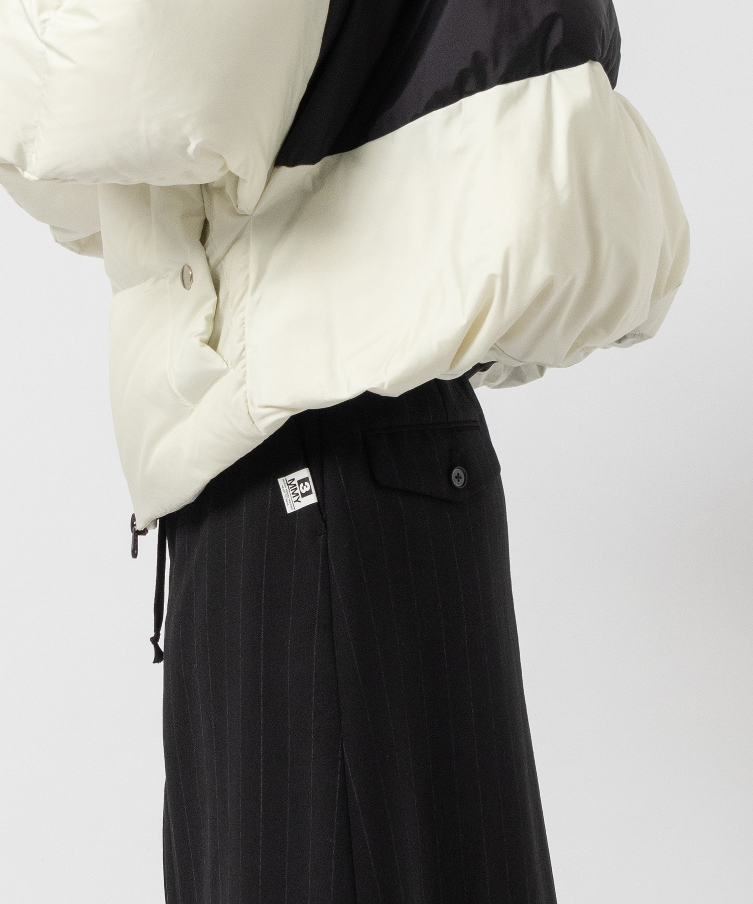 CROPPED DOWN BLOUSON Maison MIHARA YASUHIRO