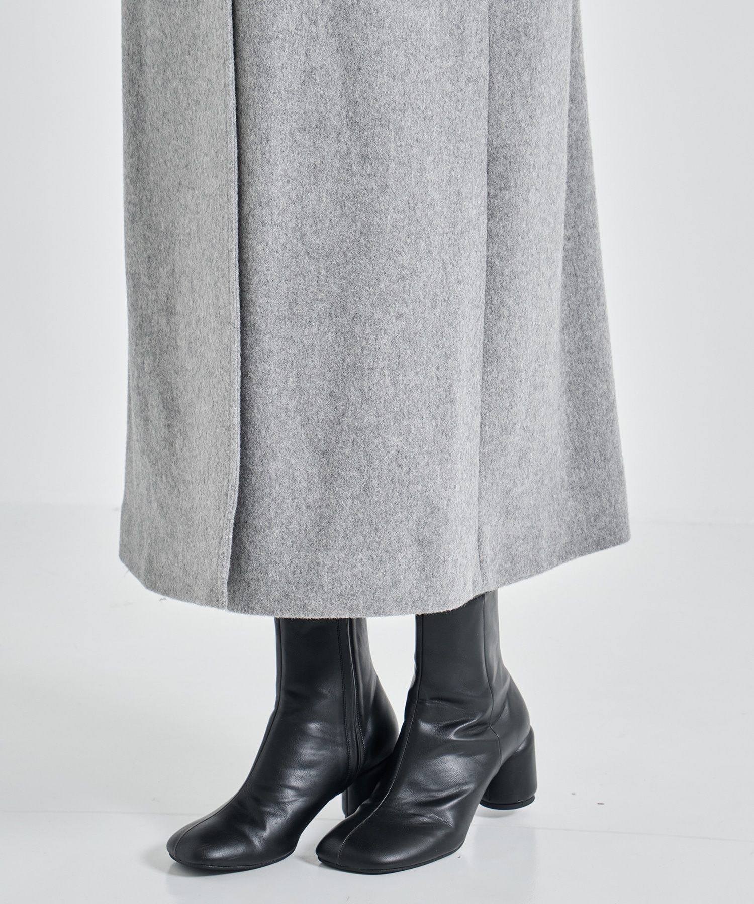 Stand Collar Wool Coat STUDIOUS