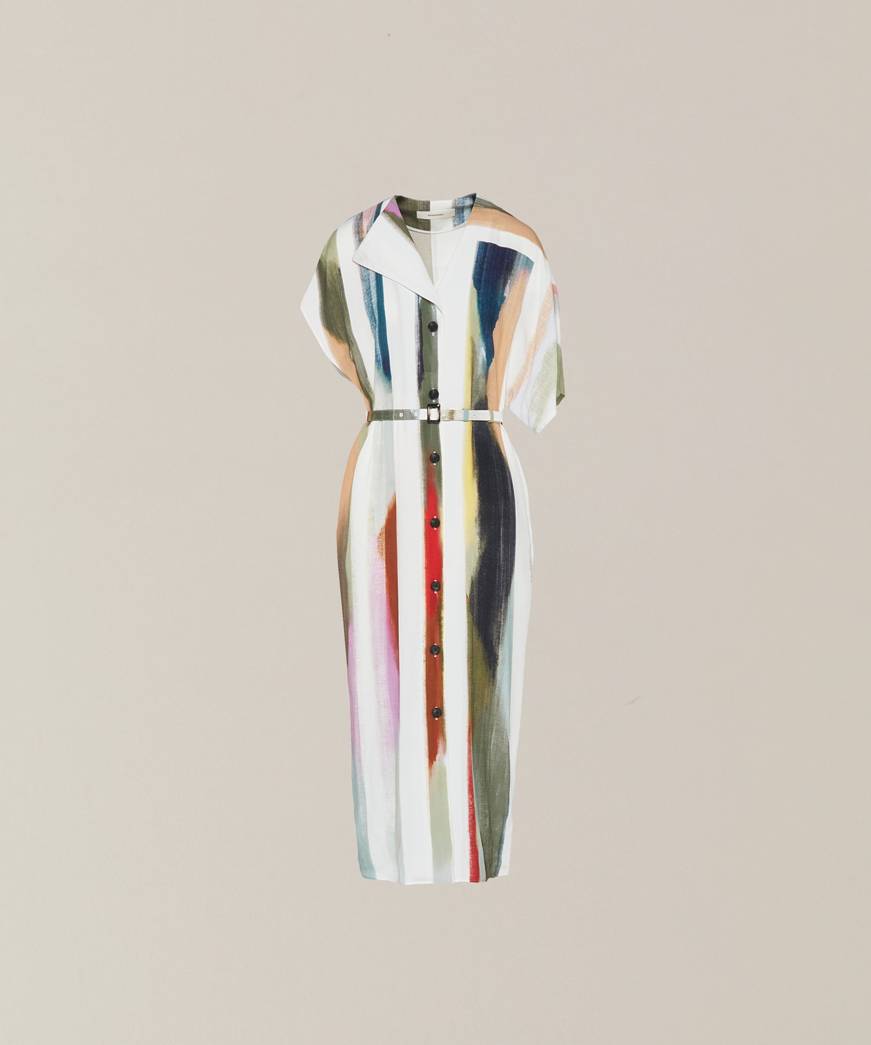 Empty stripe dress AKIRANAKA