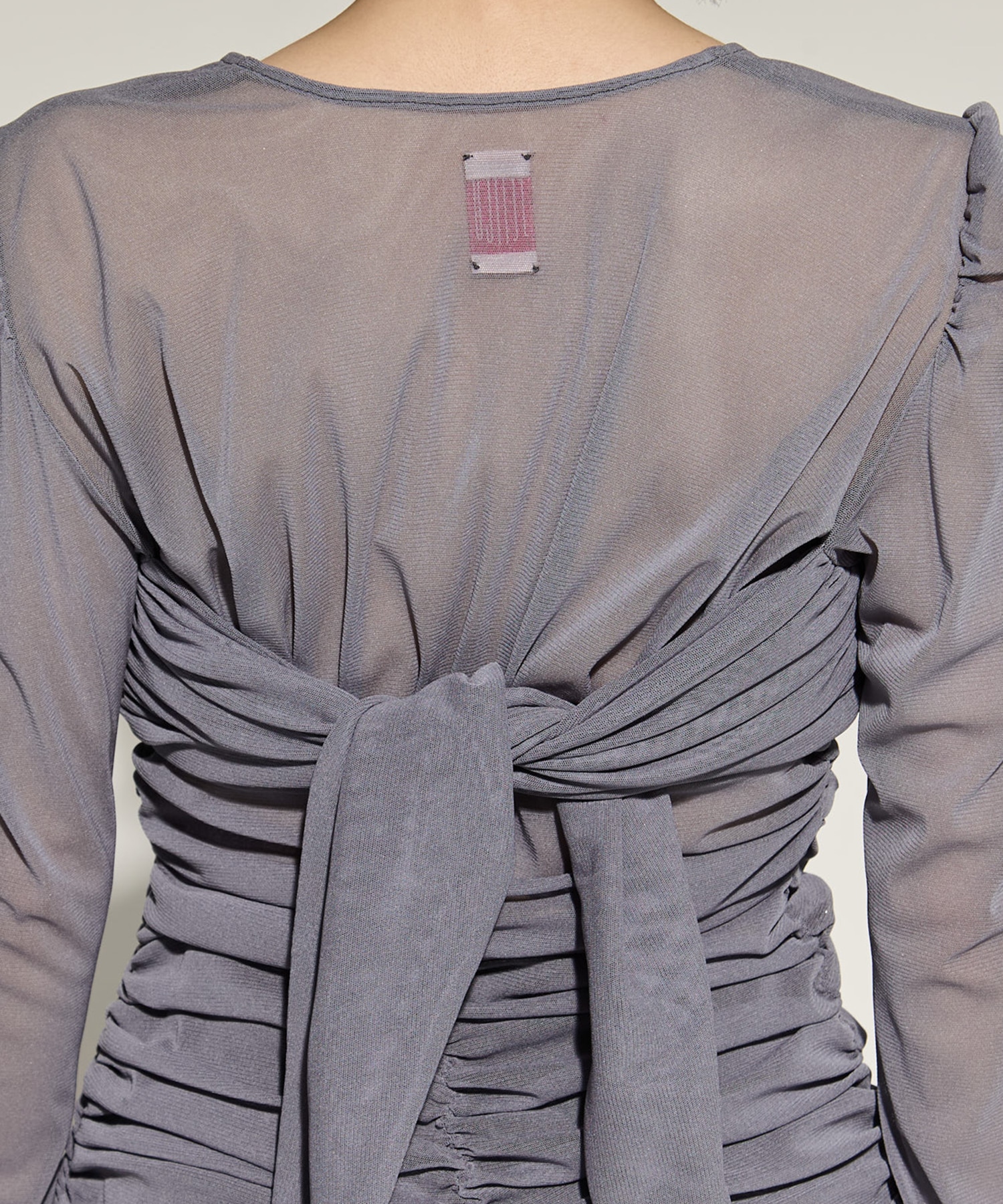 別注 TULLE GATHERED TOP FETICO