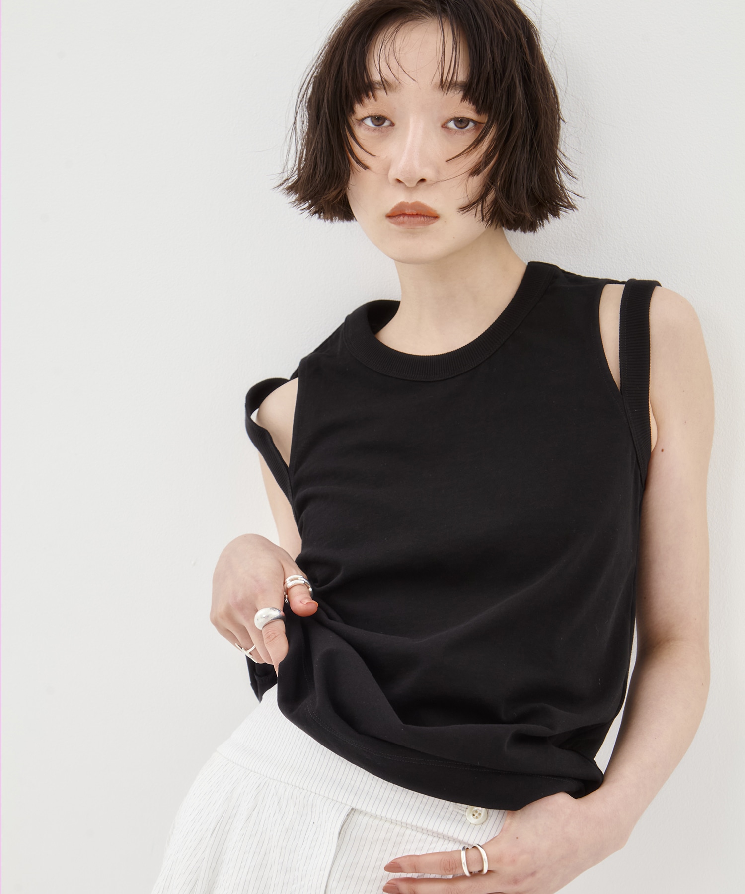 別注RINGER TANK TOP CINOH