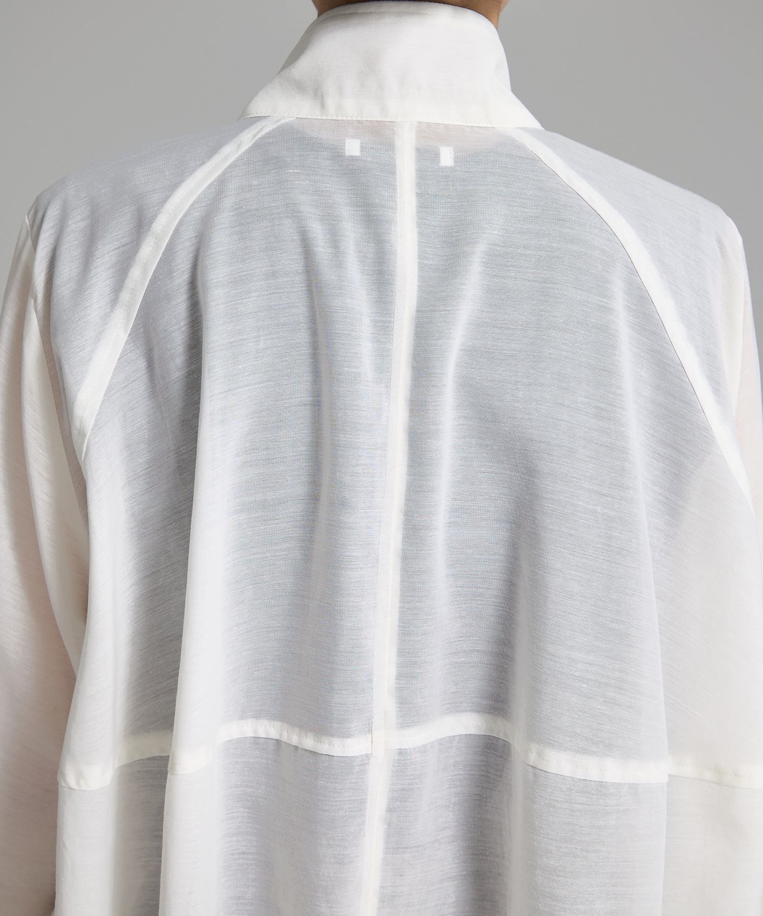 SHEER ZIP BLOUSON STUDIOUS