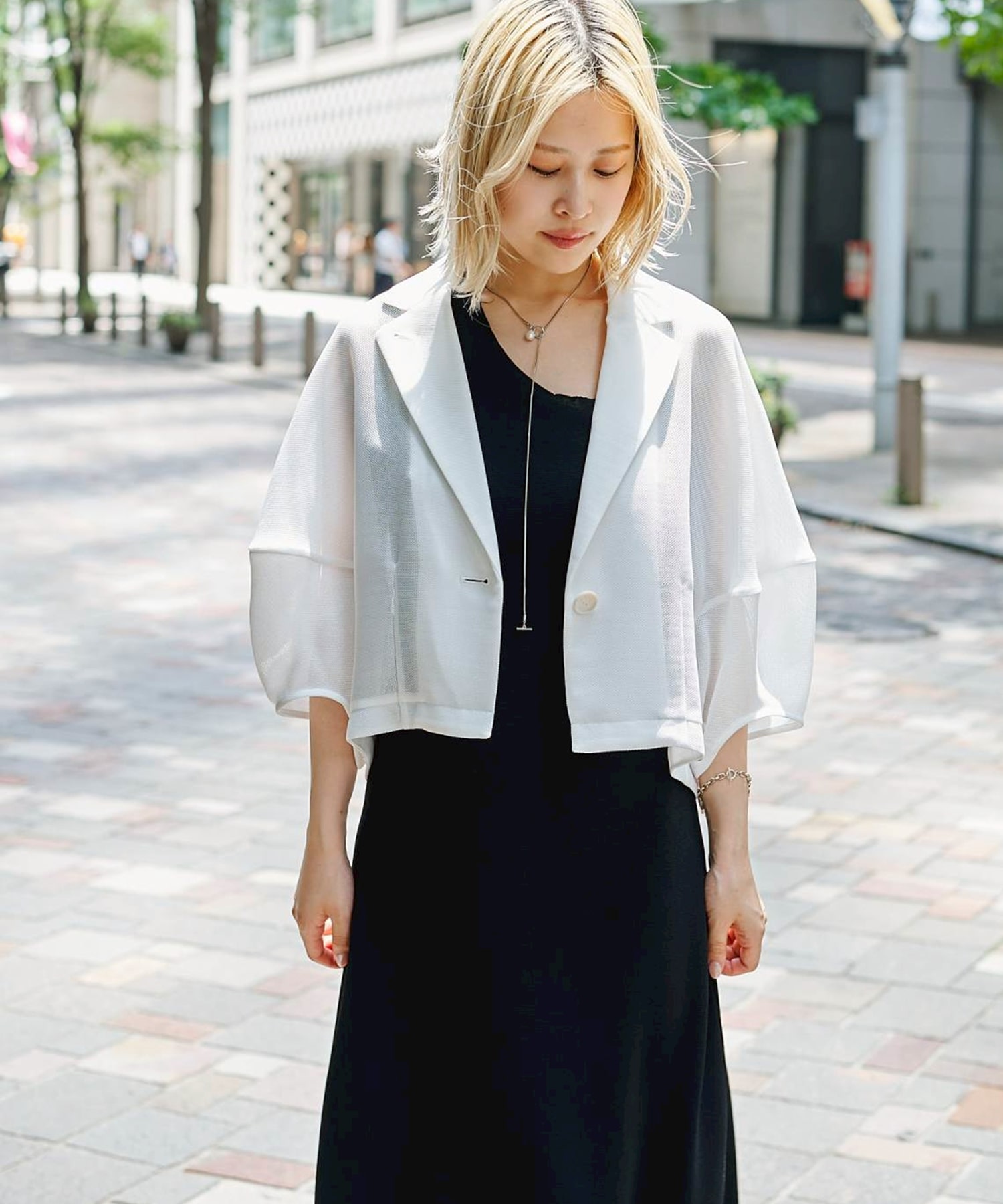 別注MESH LANTERN JACKET CLANE