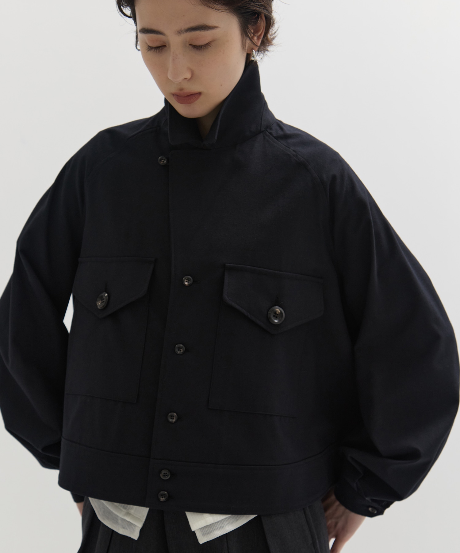 RERACS A-LINE CPO BLOUSE THE RERACS