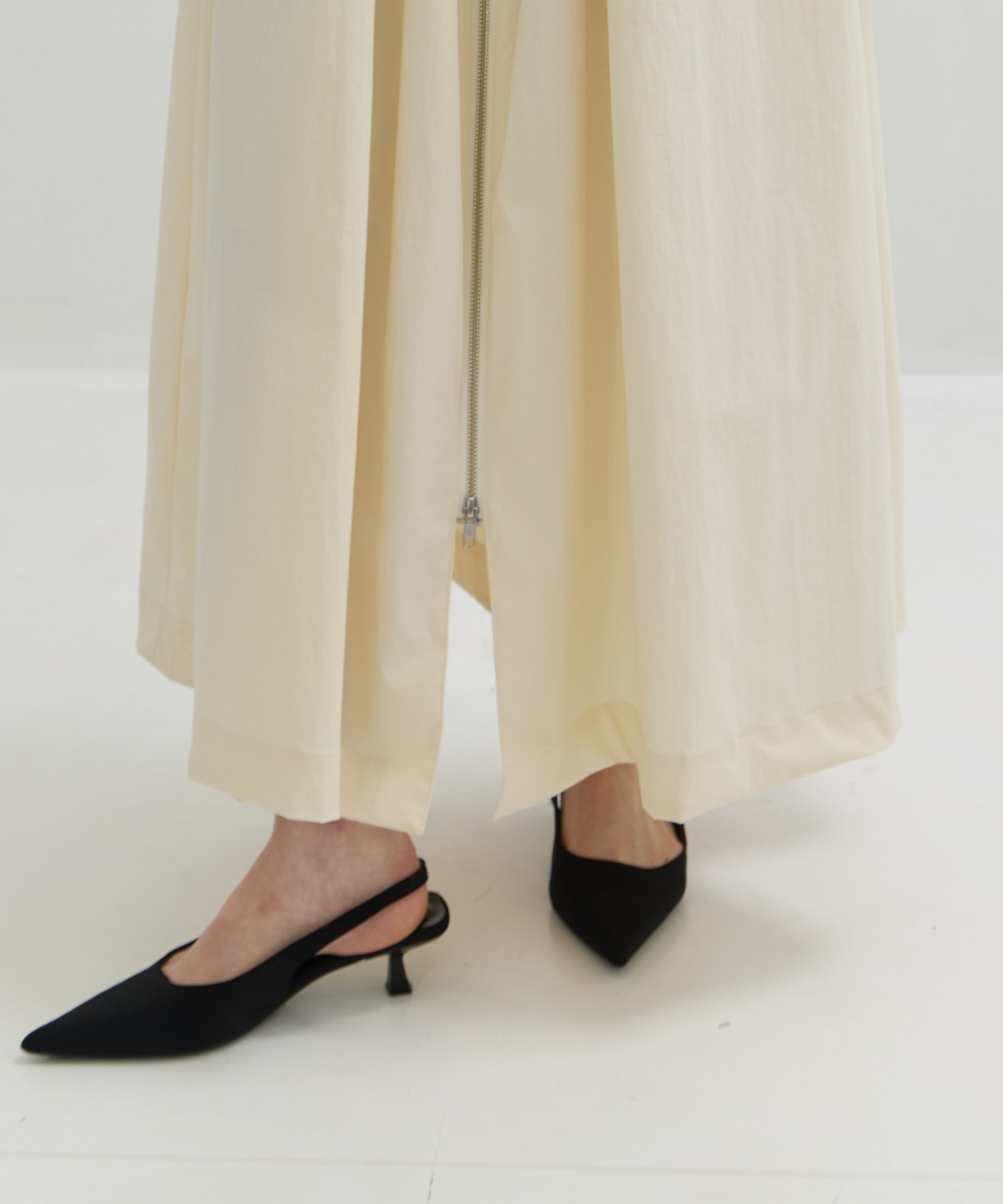 SHIRRING ZIP CAMISOLE DRESS STUDIOUS