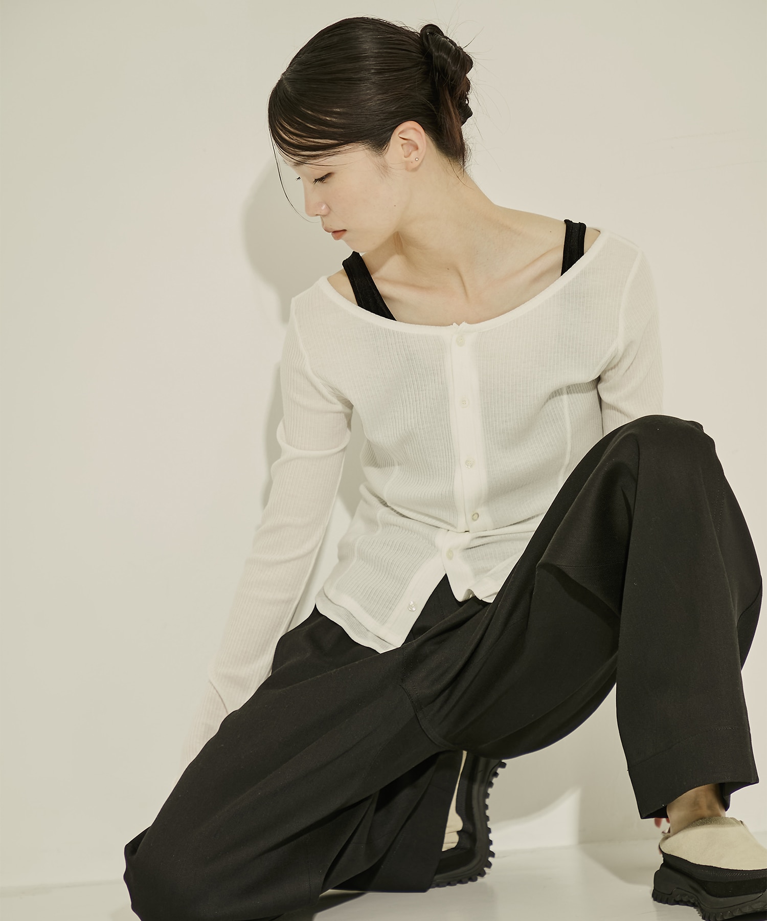 Cashmere Silk Long Tee STUDIOUS