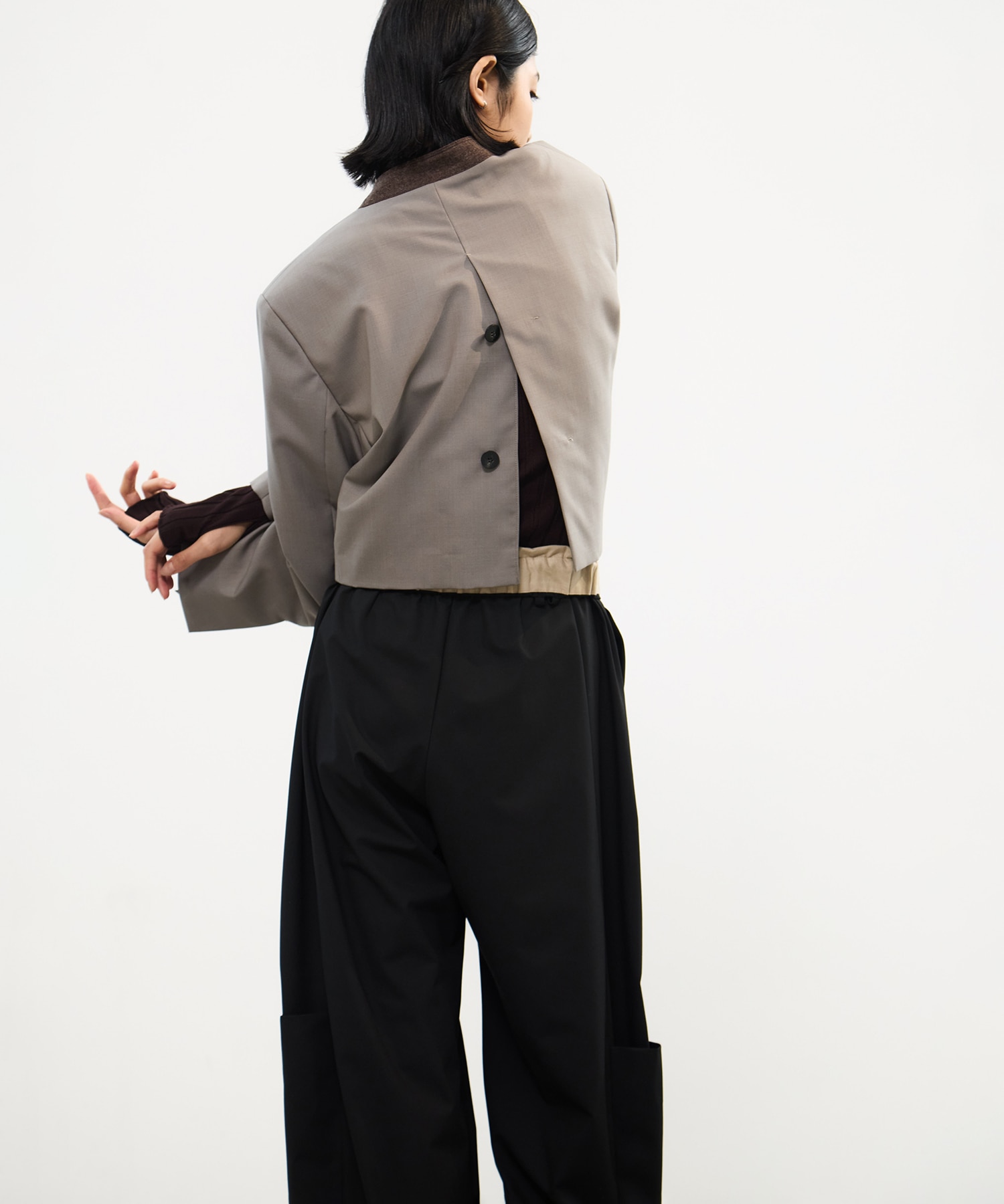 Soft Barrel Leg Cargo Trousers STUDIOUS