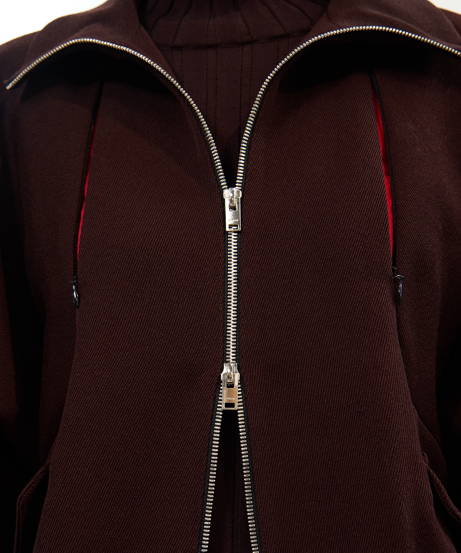 CAVARLY TWILL ZIP BLOUSON CINOH