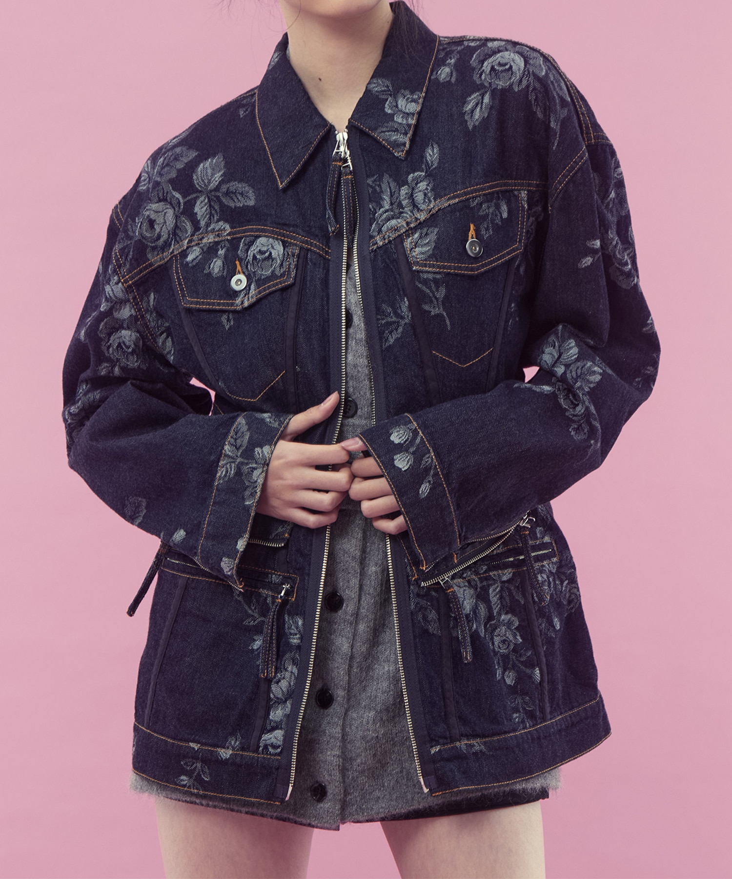 別注 ROSE DENIM JACKET FETICO