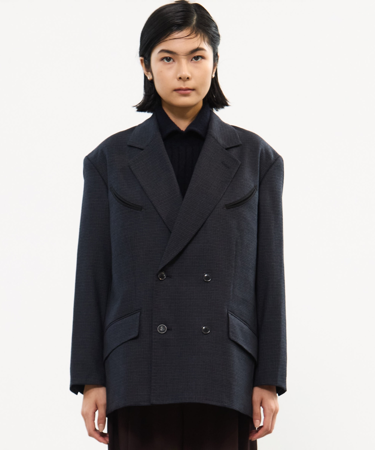 Wool check jacket TOGA