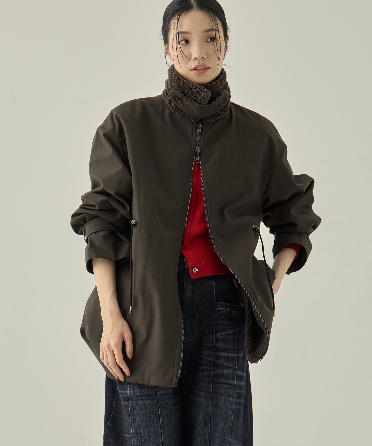 別注リサイクルシェルタフタ×ボア VACHEMENT