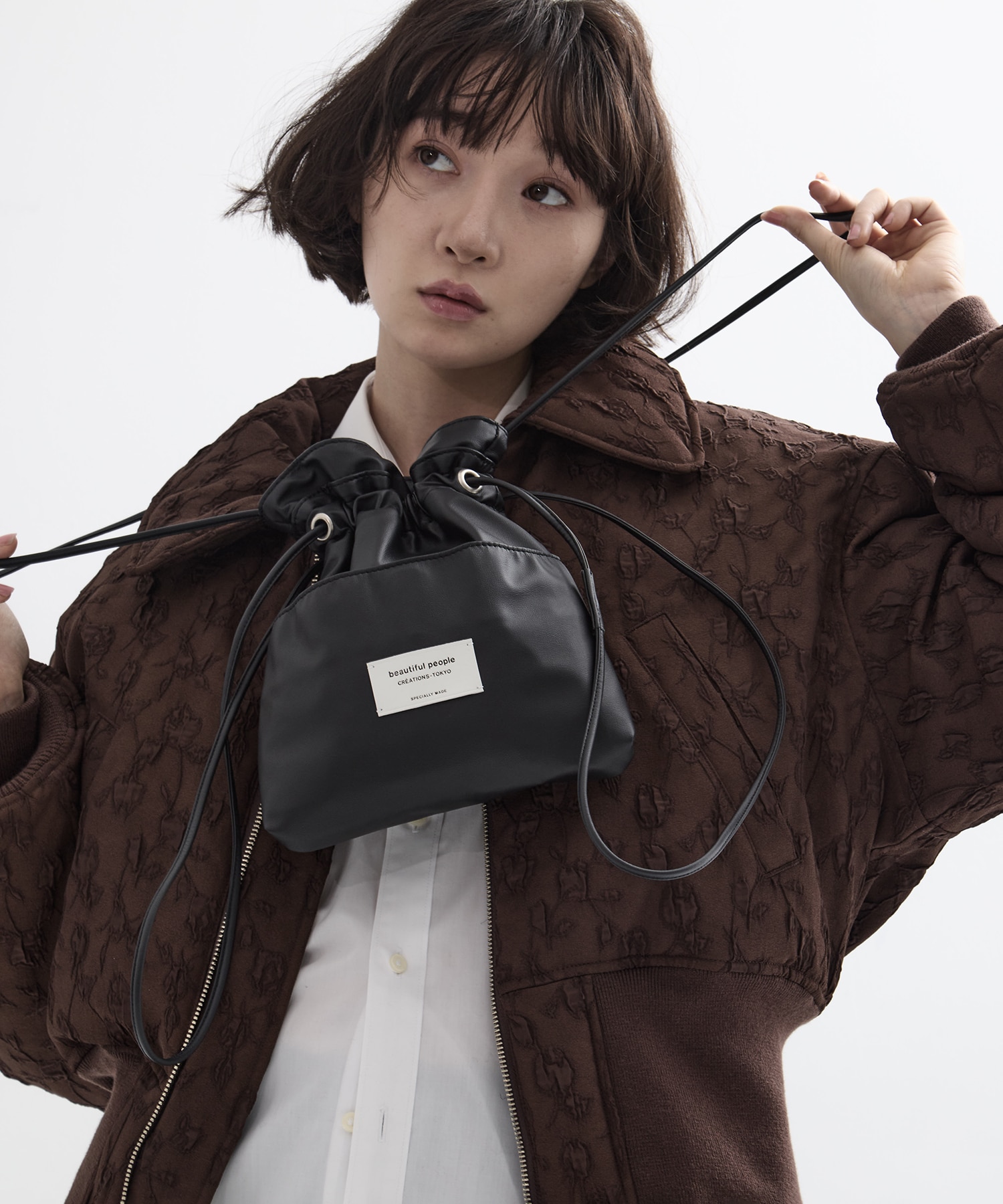 別注2wayショルダー巾着バッグ beautiful people