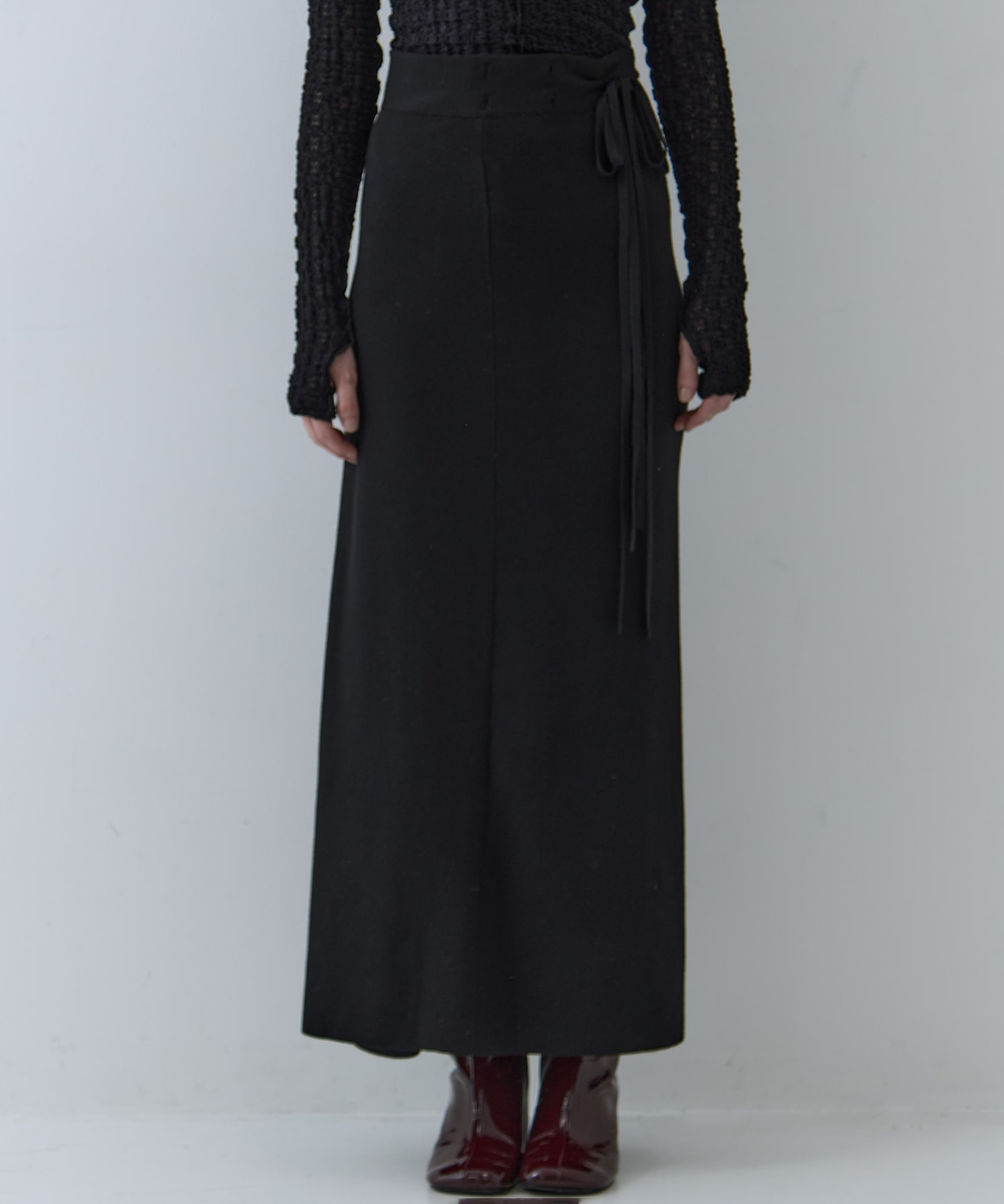 UND JACKET WINDING SKIRT KNIT SET DRESS AMERI