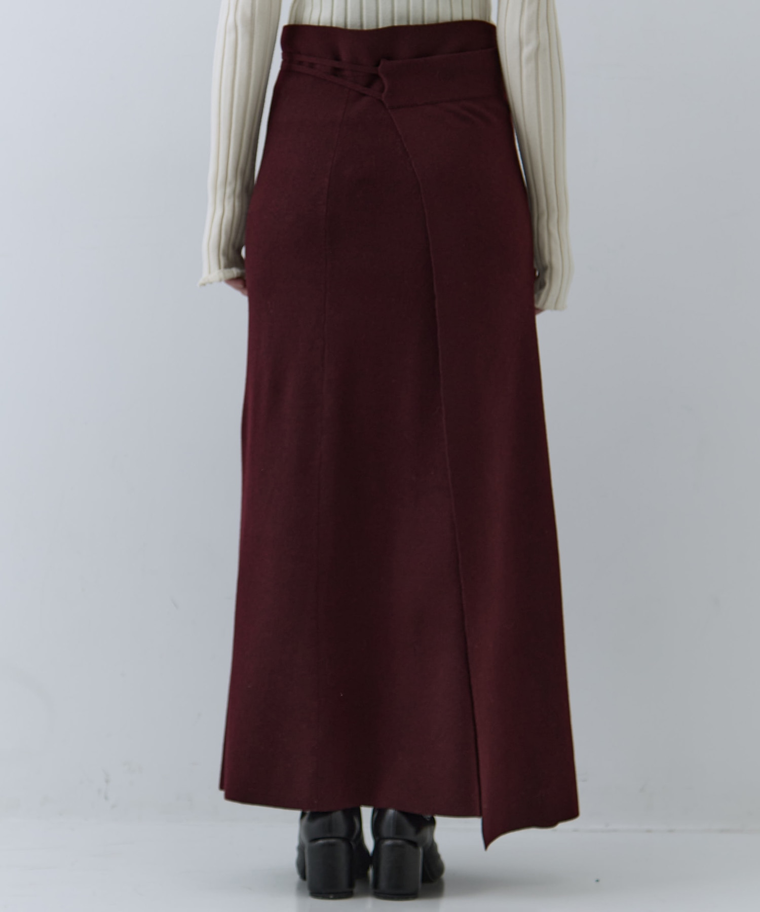UND JACKET WINDING SKIRT KNIT SET DRESS AMERI