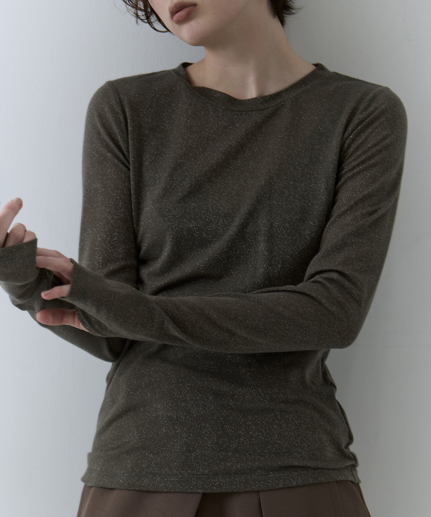 3way Camisole & Cashmere Long T STUDIOUS