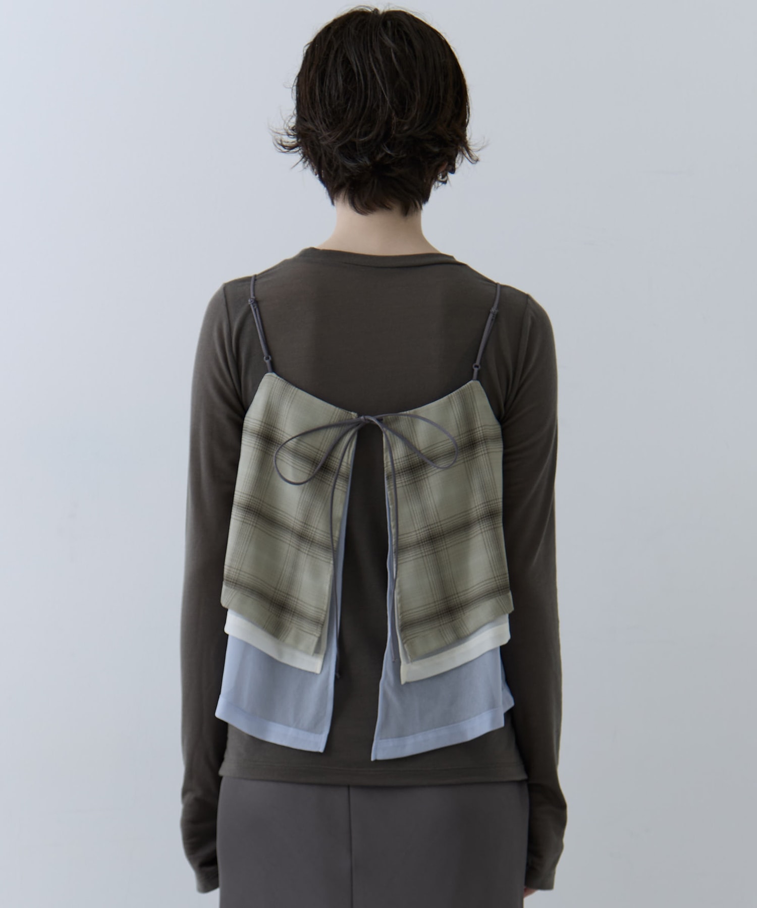 3way Camisole & Cashmere Long T STUDIOUS