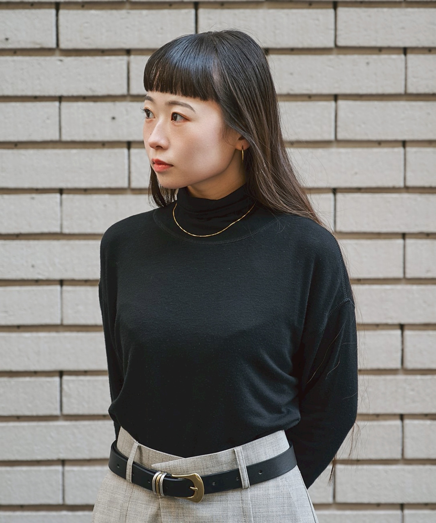 Cashmere Silk Loose Fit Top STUDIOUS