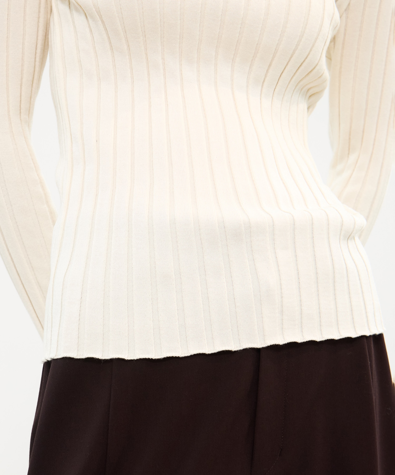Silk Viscorse Wide Rib KT STUDIOUS