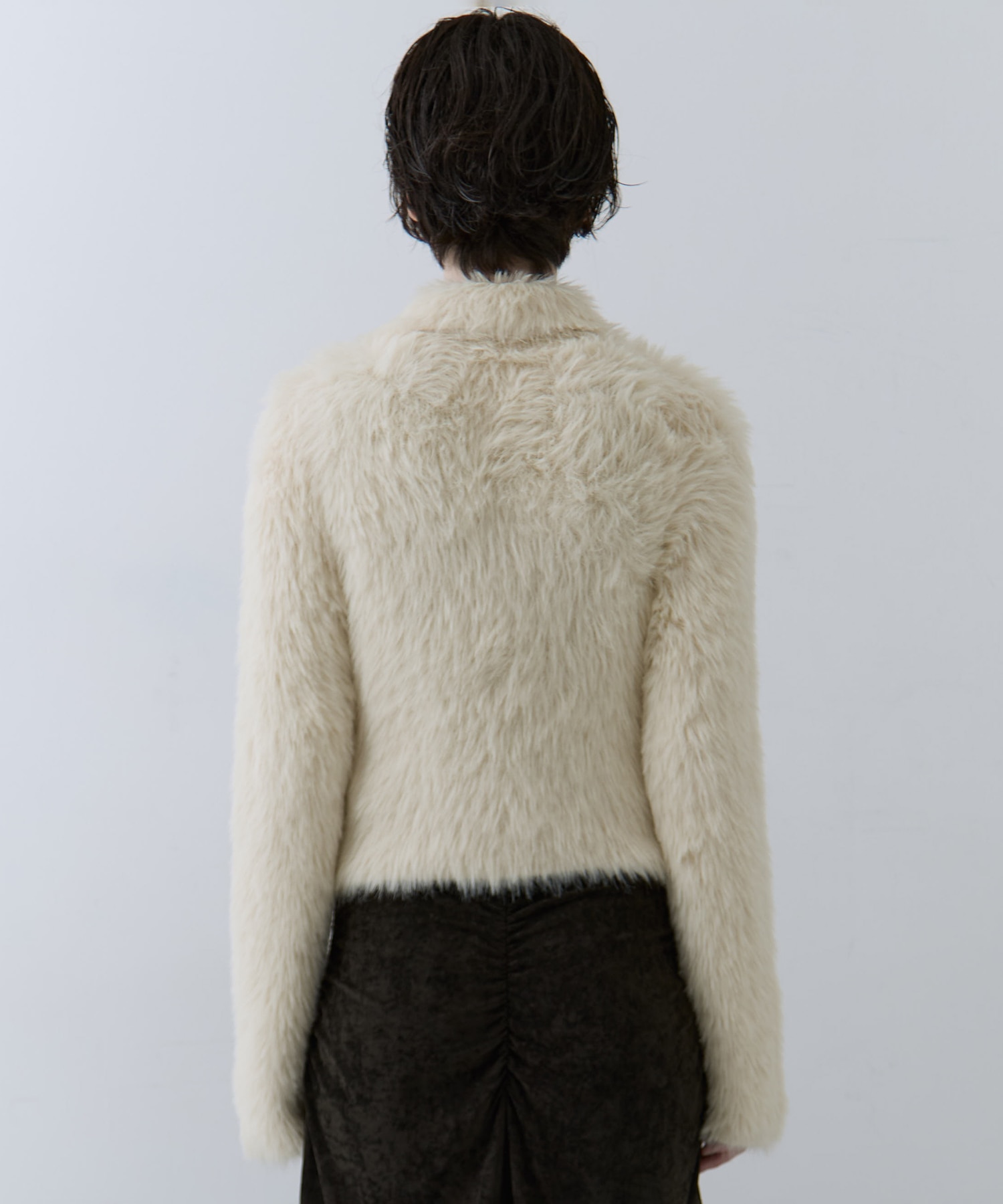 別注 シャギービジューカーディガン FETICO