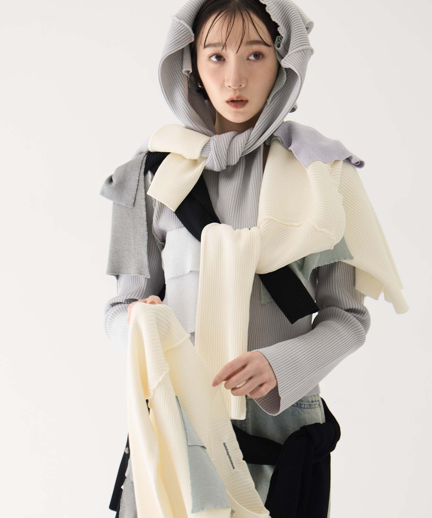 別注 RIB KNIT CARDIGAN kotohayokozawa