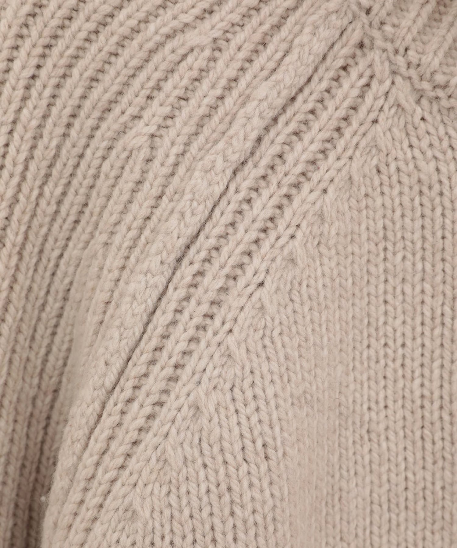 POCKET ZIP KNIT TOPS CLANE