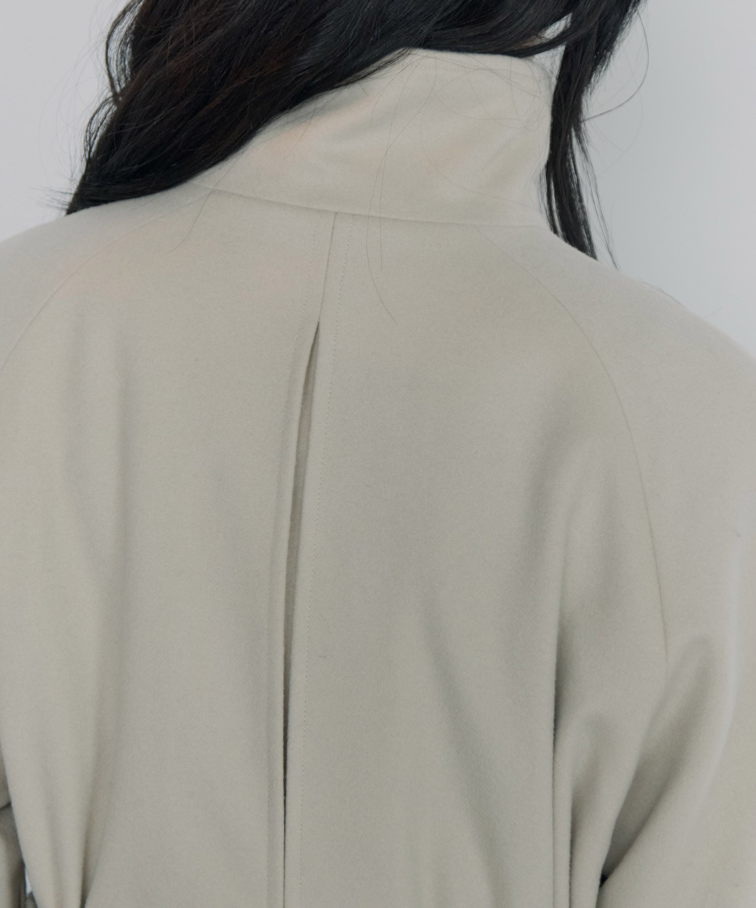 別注スタンドカラーロングコート Dessin de mode