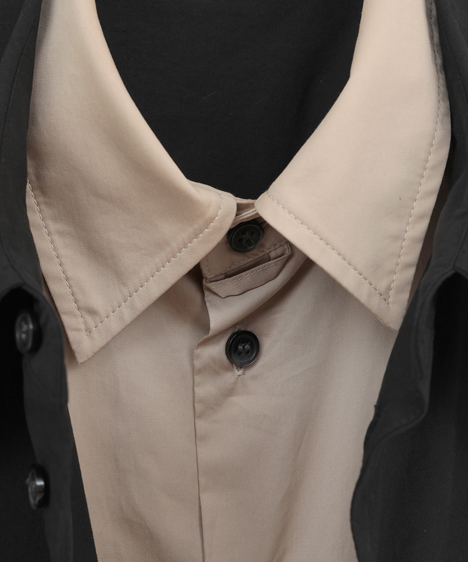 TWO TONE LAYERED SHIRTS CLANE