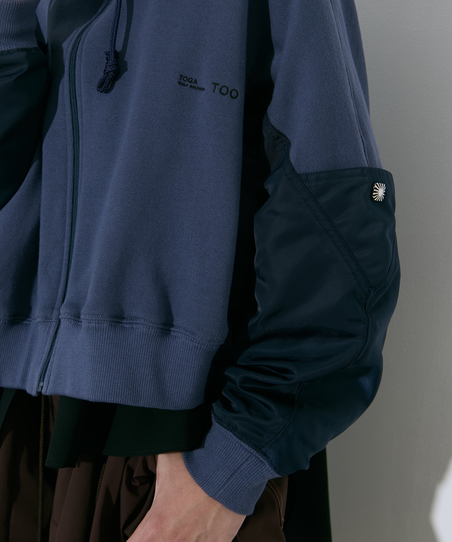 Cotton nylon hoodie TOGA