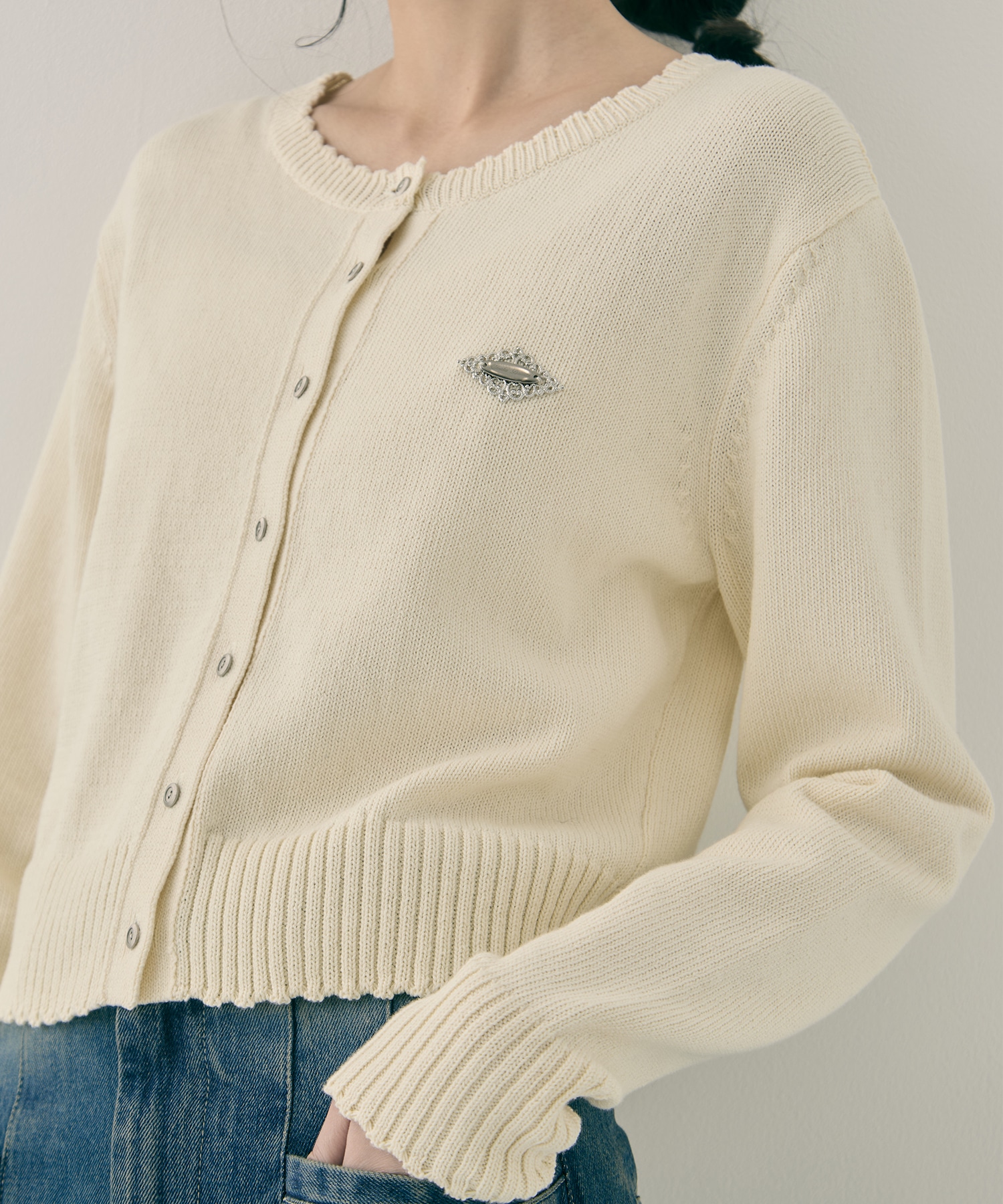 Cupid in HEAVEN crochet knit cardigan tanakadaisuke