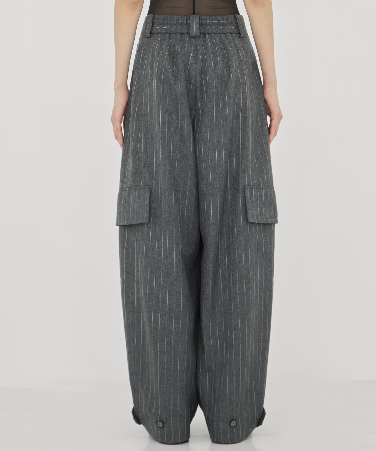 Barrel Leg Cargo Trousers STUDIOUS