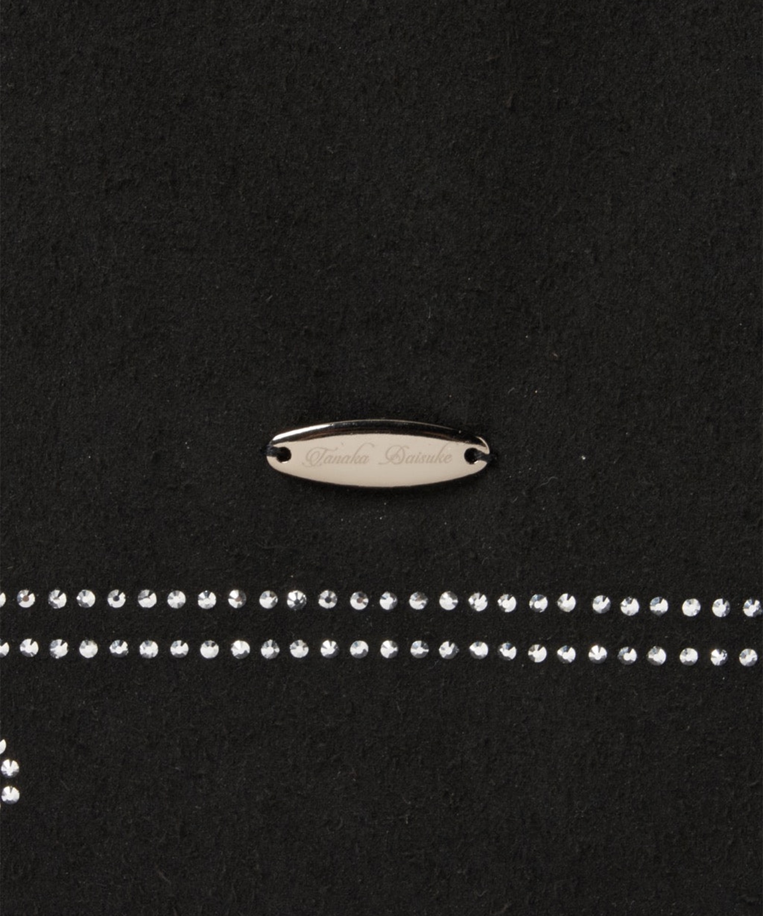 Rhinestone frame tote bag tanakadaisuke