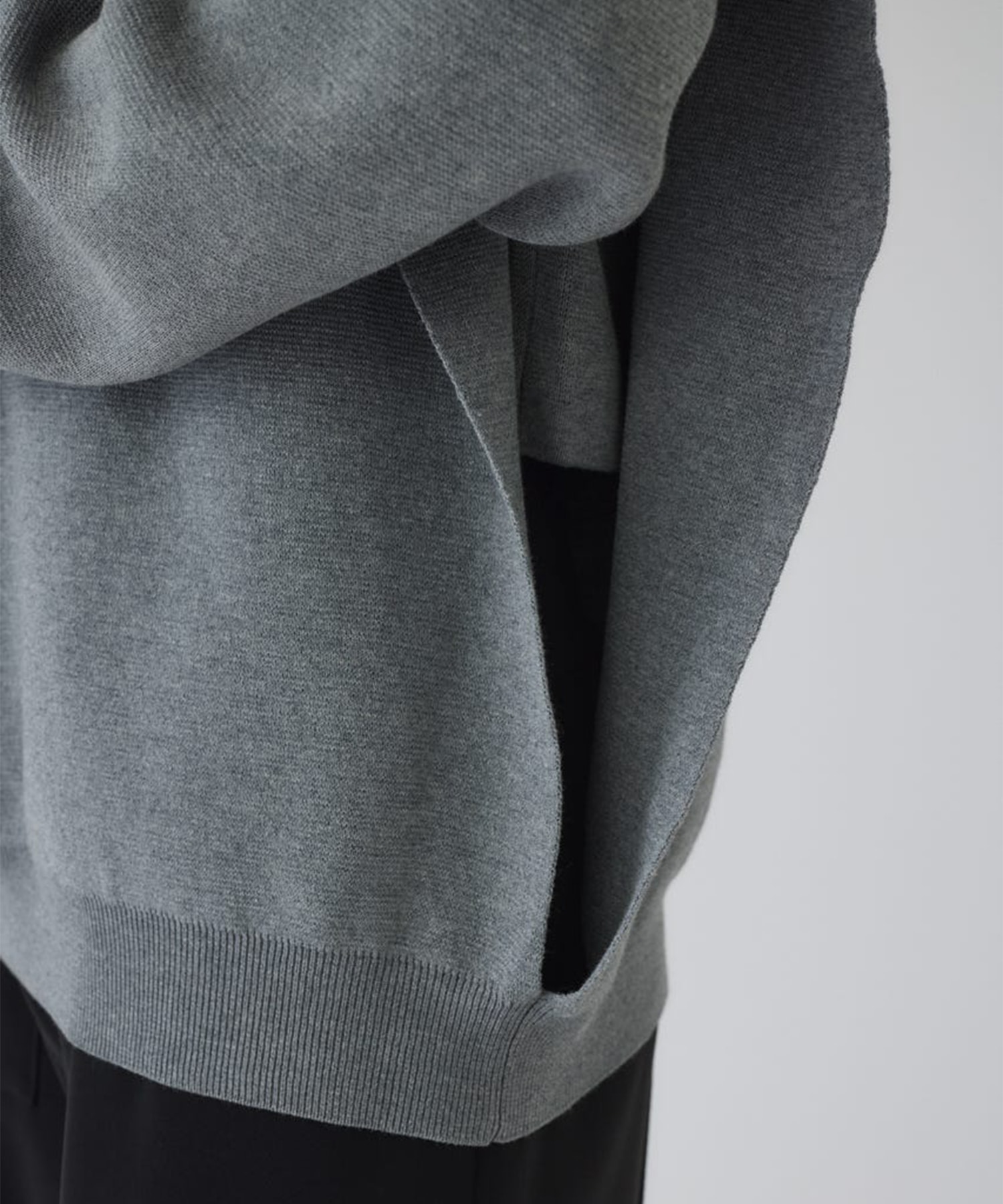 Side open oversized knit PO RIM.ARK