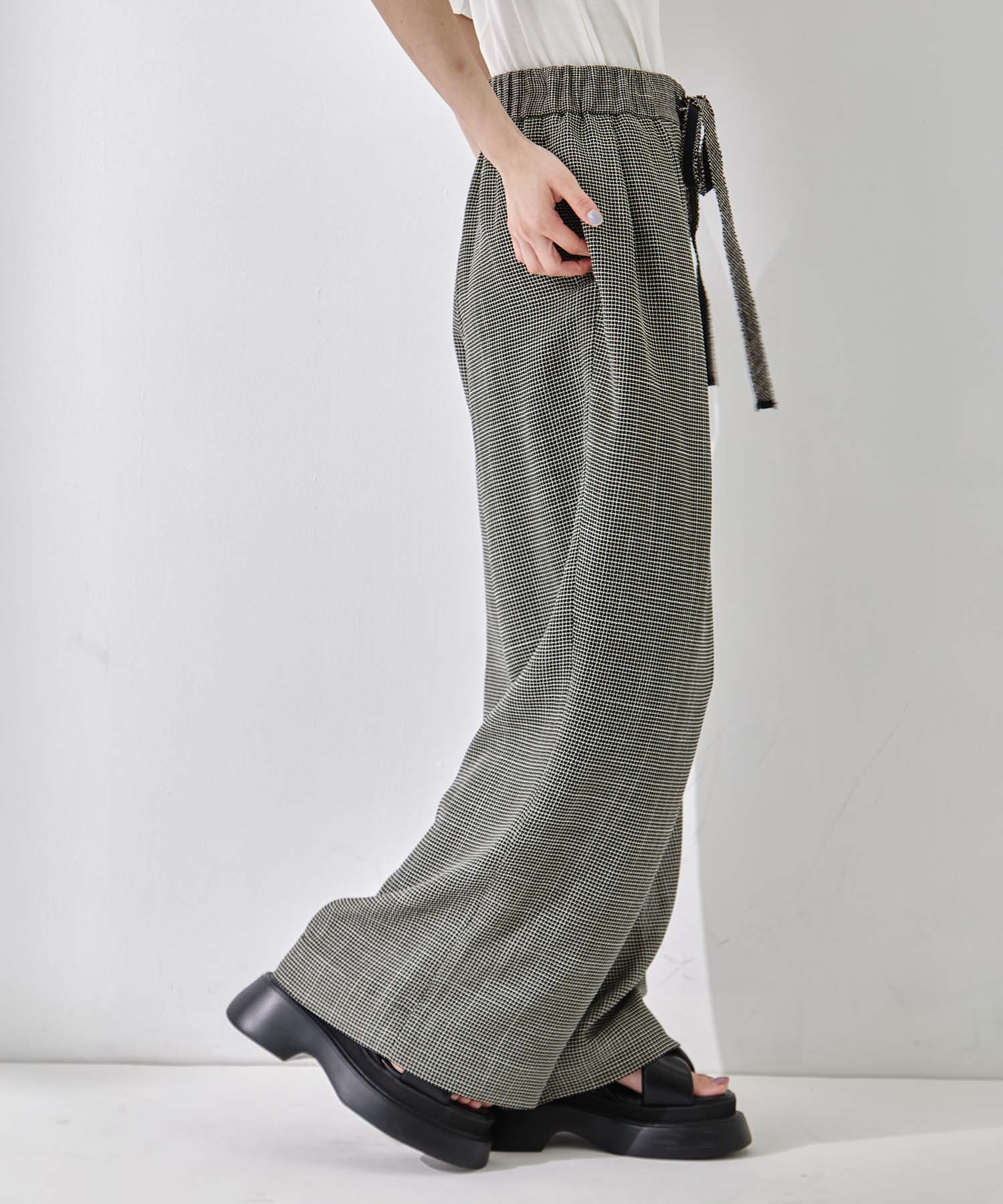 Washable Mesh Relax Trousers STUDIOUS
