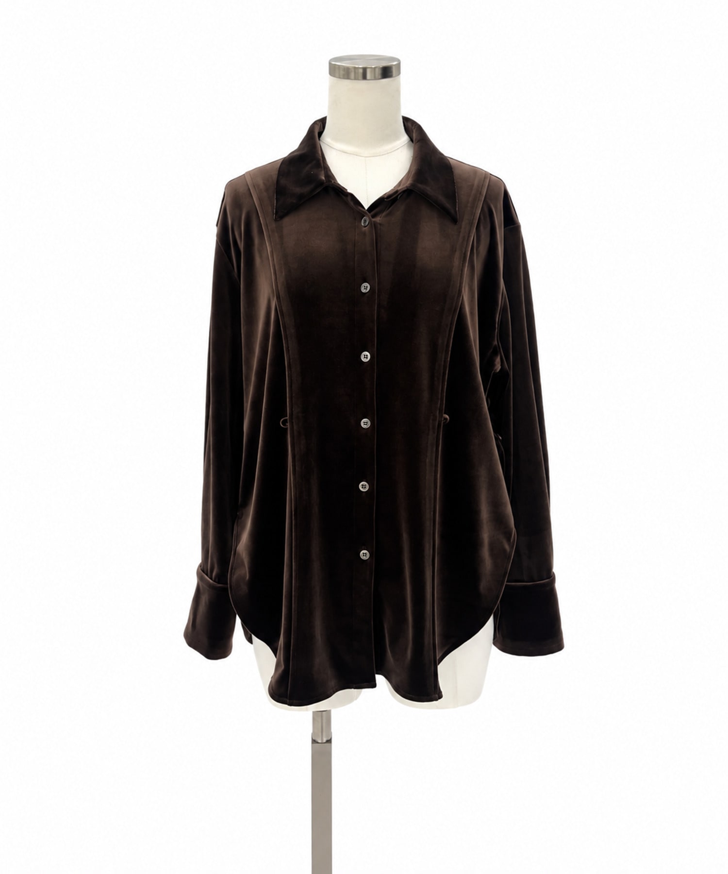 Strech Velour Shirt STUDIOUS