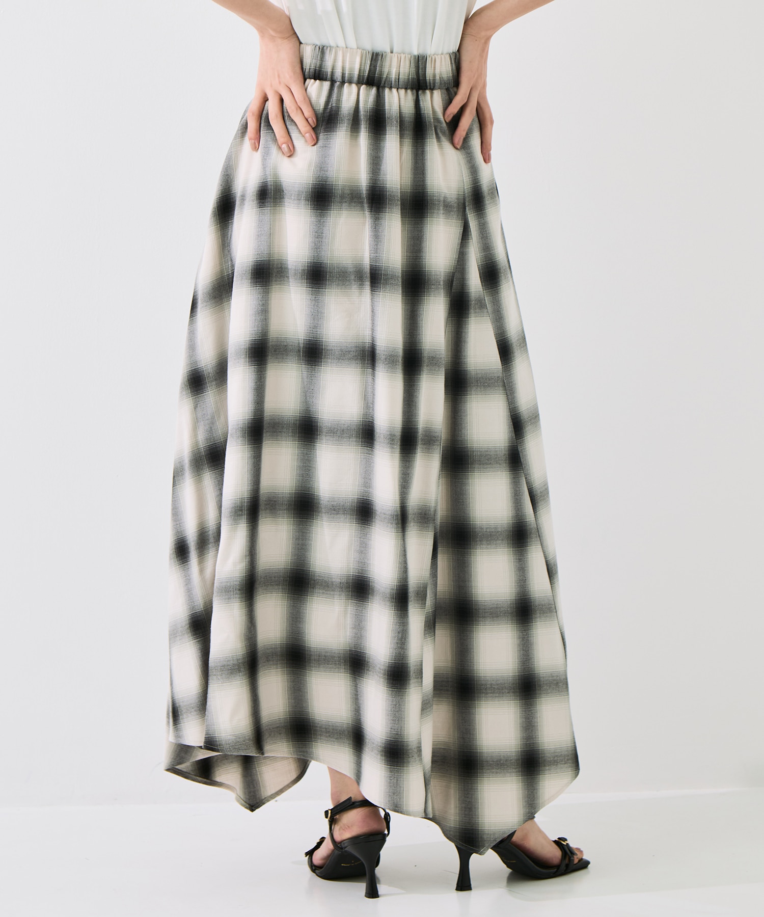 Layered Flare Skirt STUDIOUS