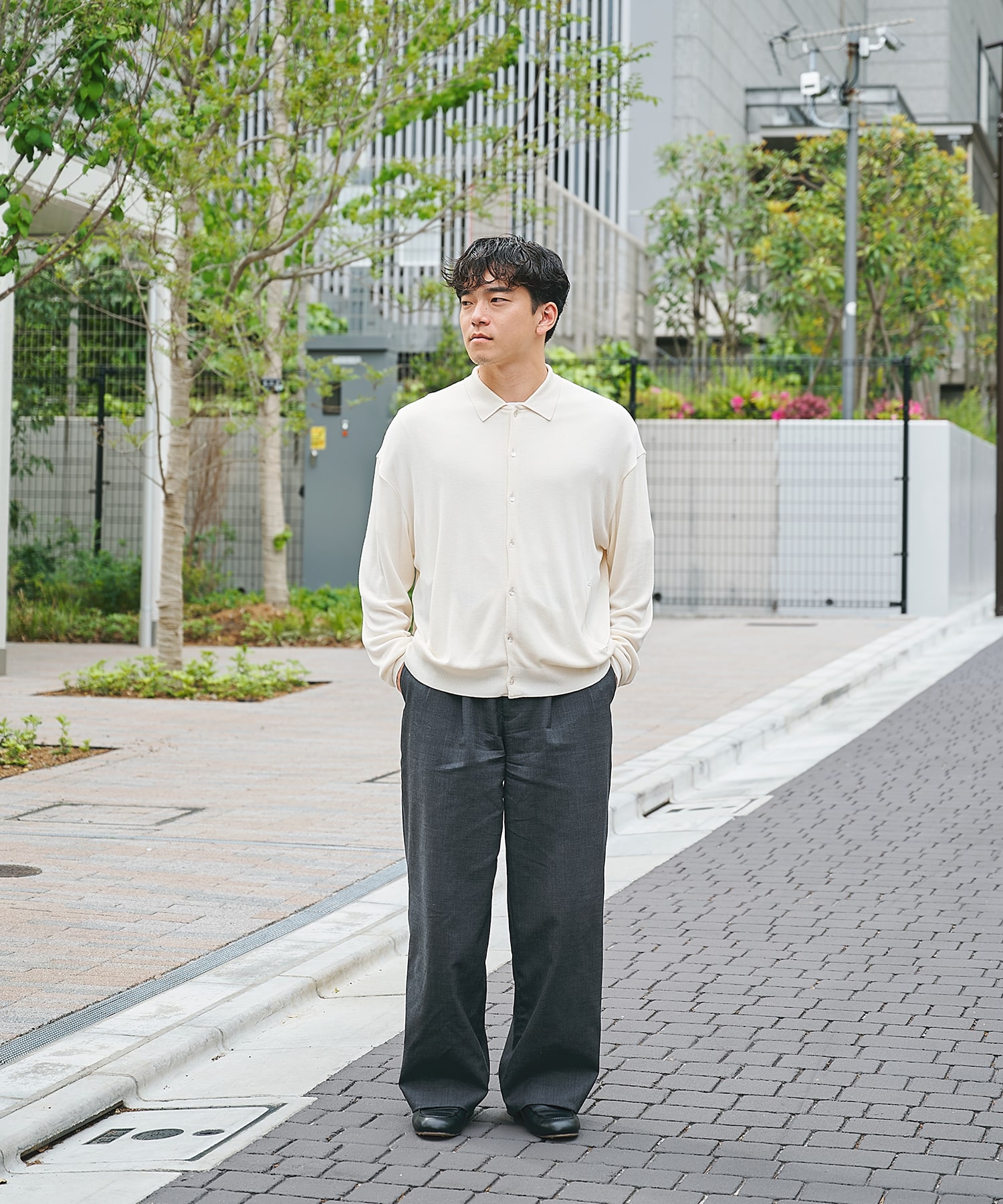 Silky Knit Shirts STUDIOUS