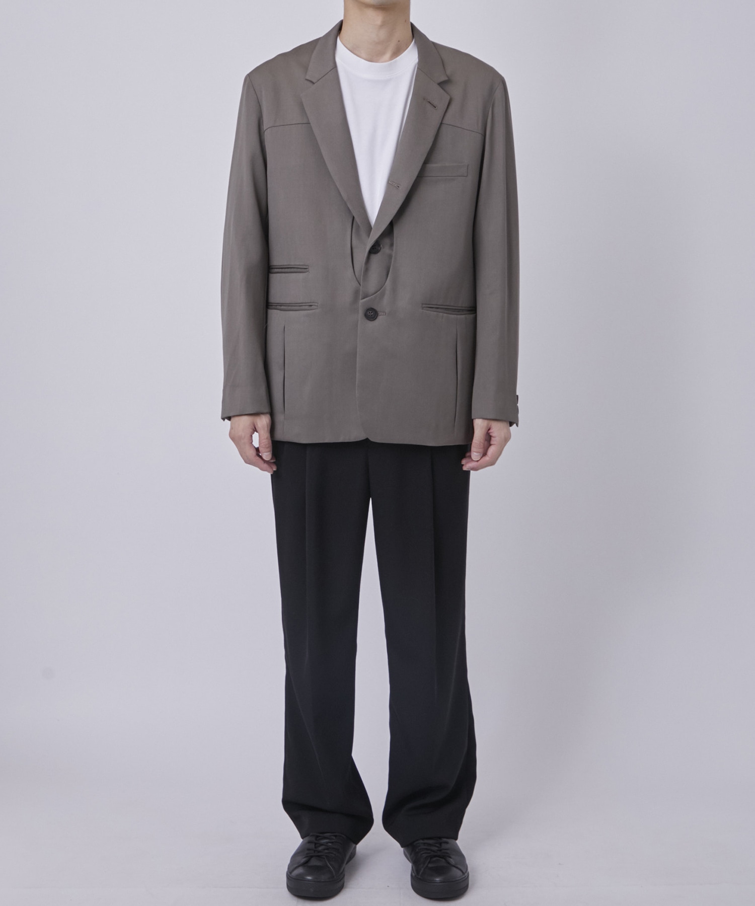 Wool tailored work jacket MATSUFUJI