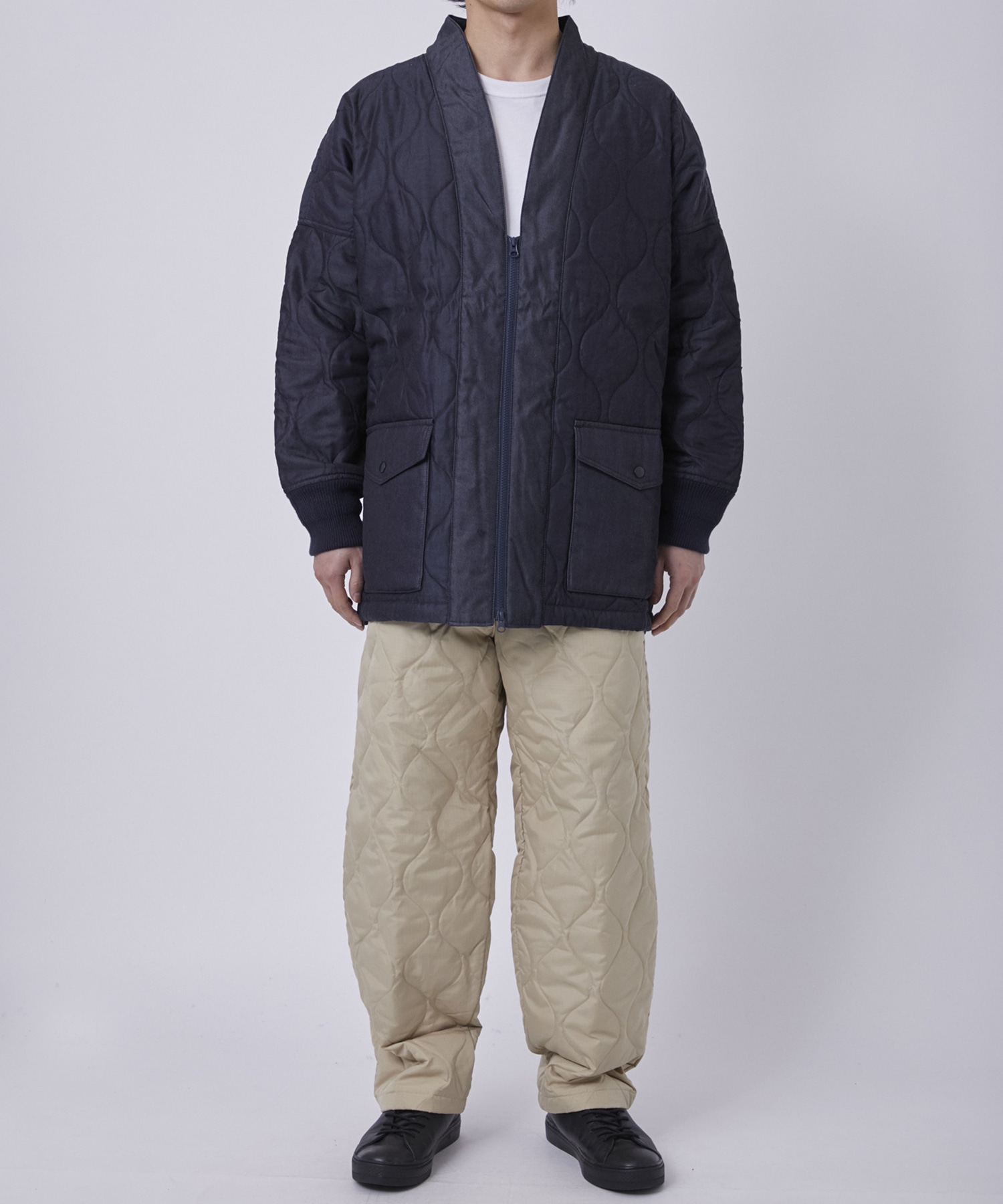 QUILTED HAORI JACKET FDMTL