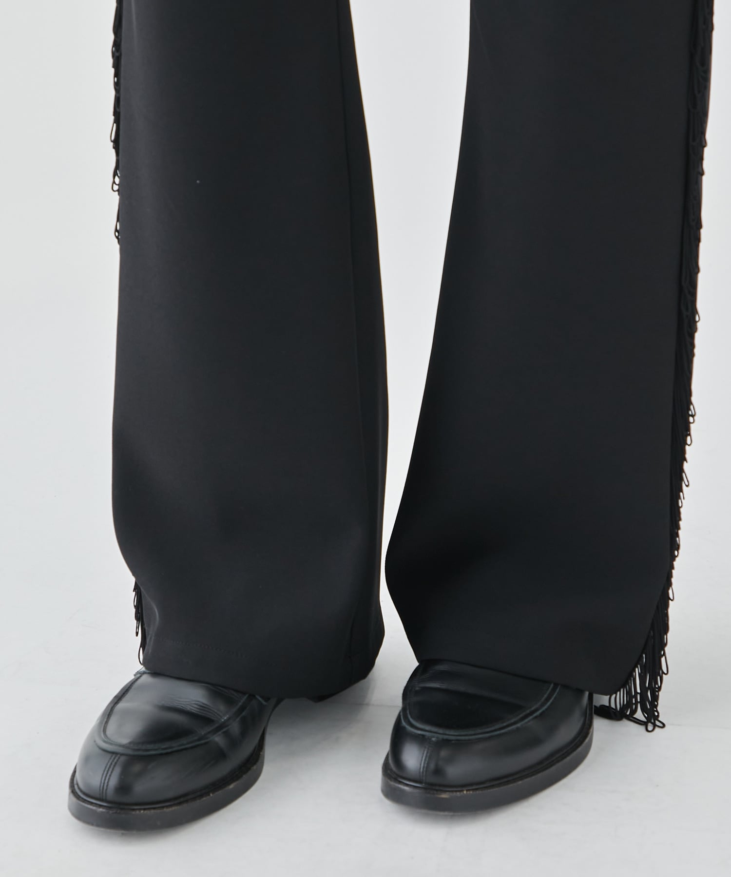 Fringe Boot-Cut Track Pant - Poly Kersey NEEDLES