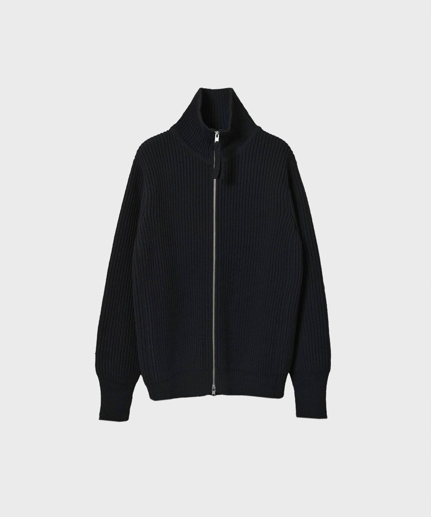 FISHERMANS KNIT ZIP-UP JACKET D-VEC