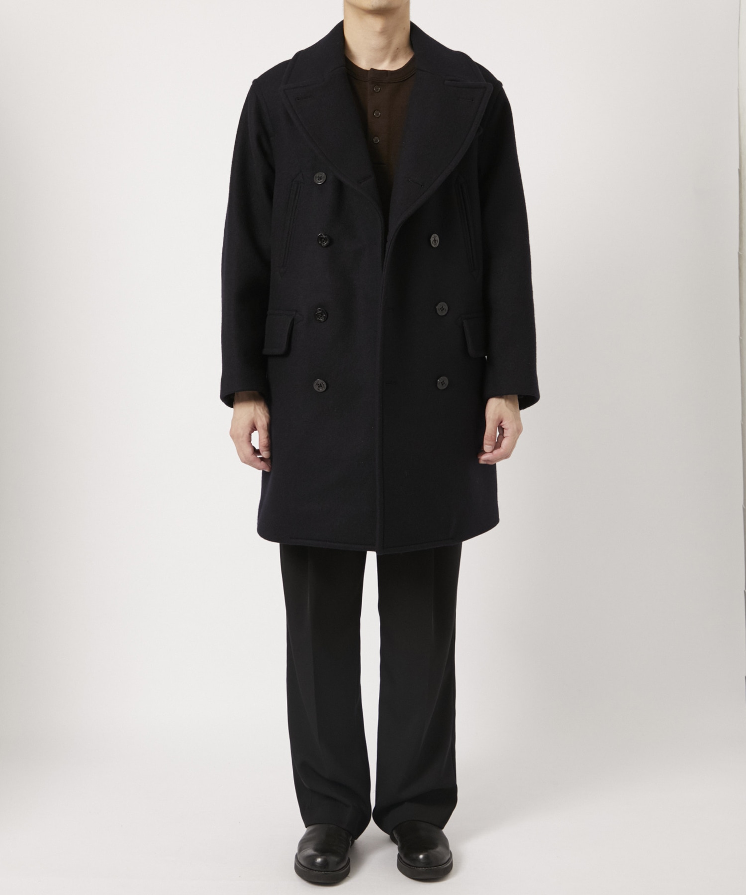 Wool Melton 10B Pea Coat 