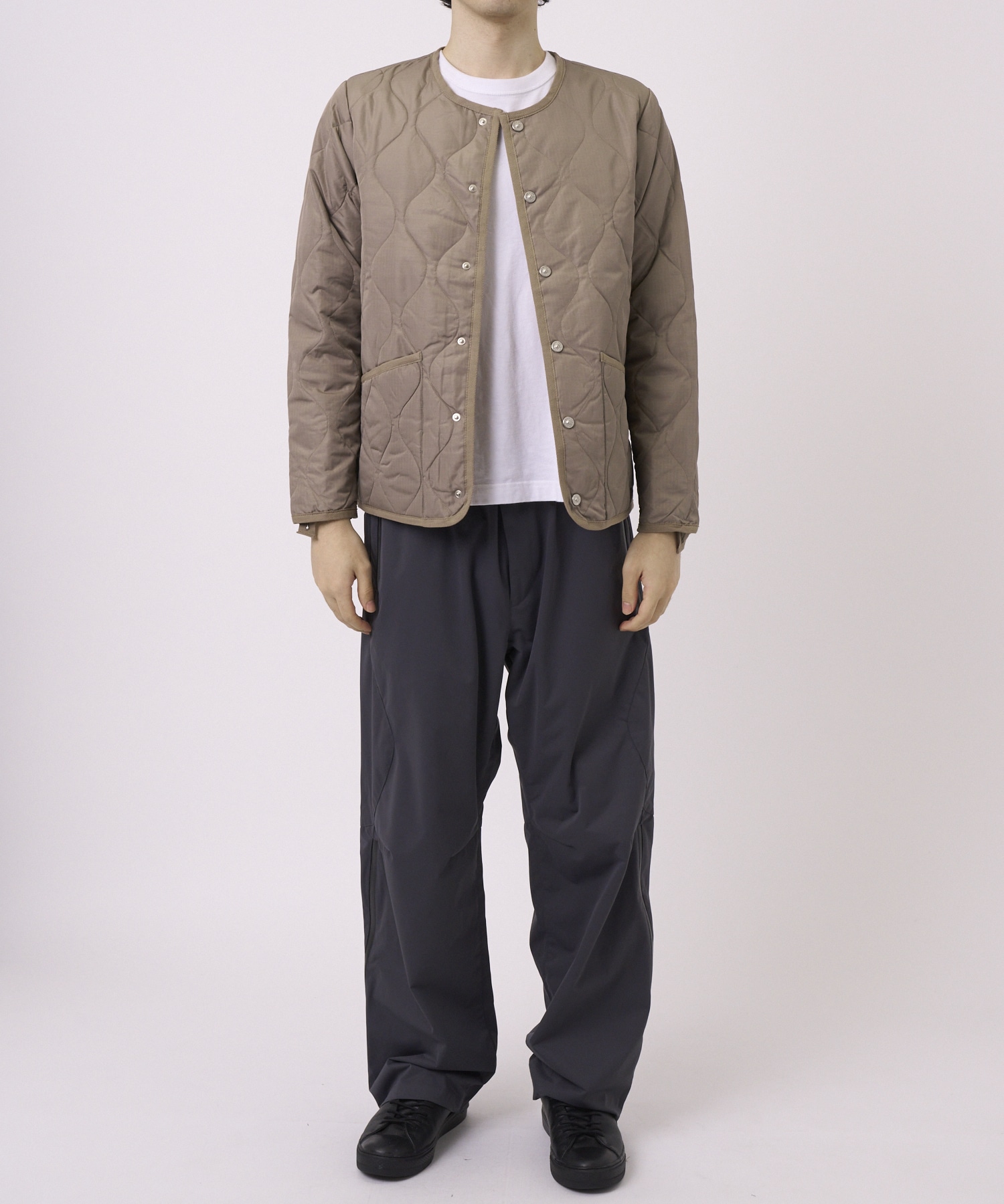 MILITARY CREW NECK DOWN JKT TAION/TAION EXTRA