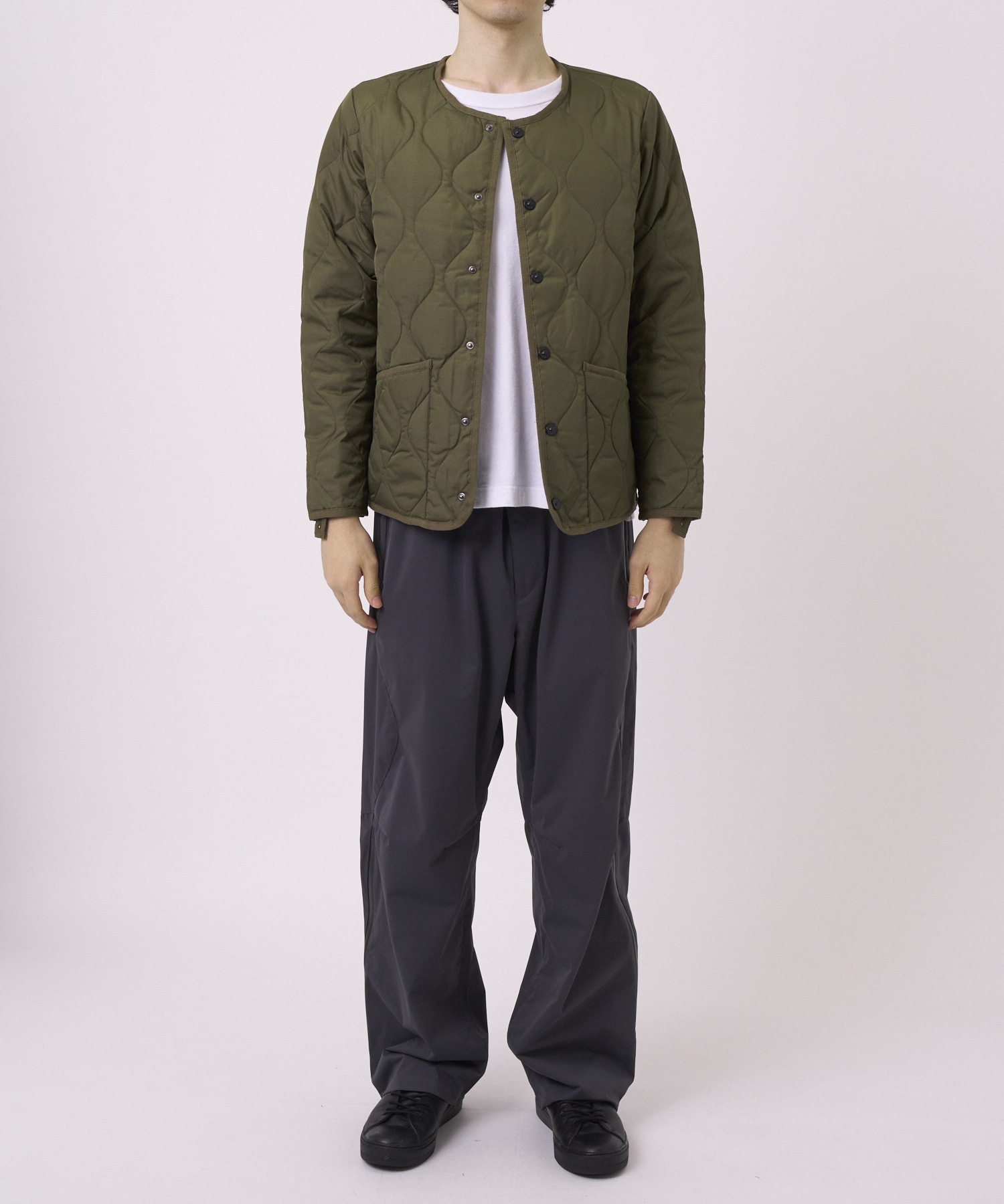 MILITARY CREW NECK DOWN JKT TAION/TAION EXTRA
