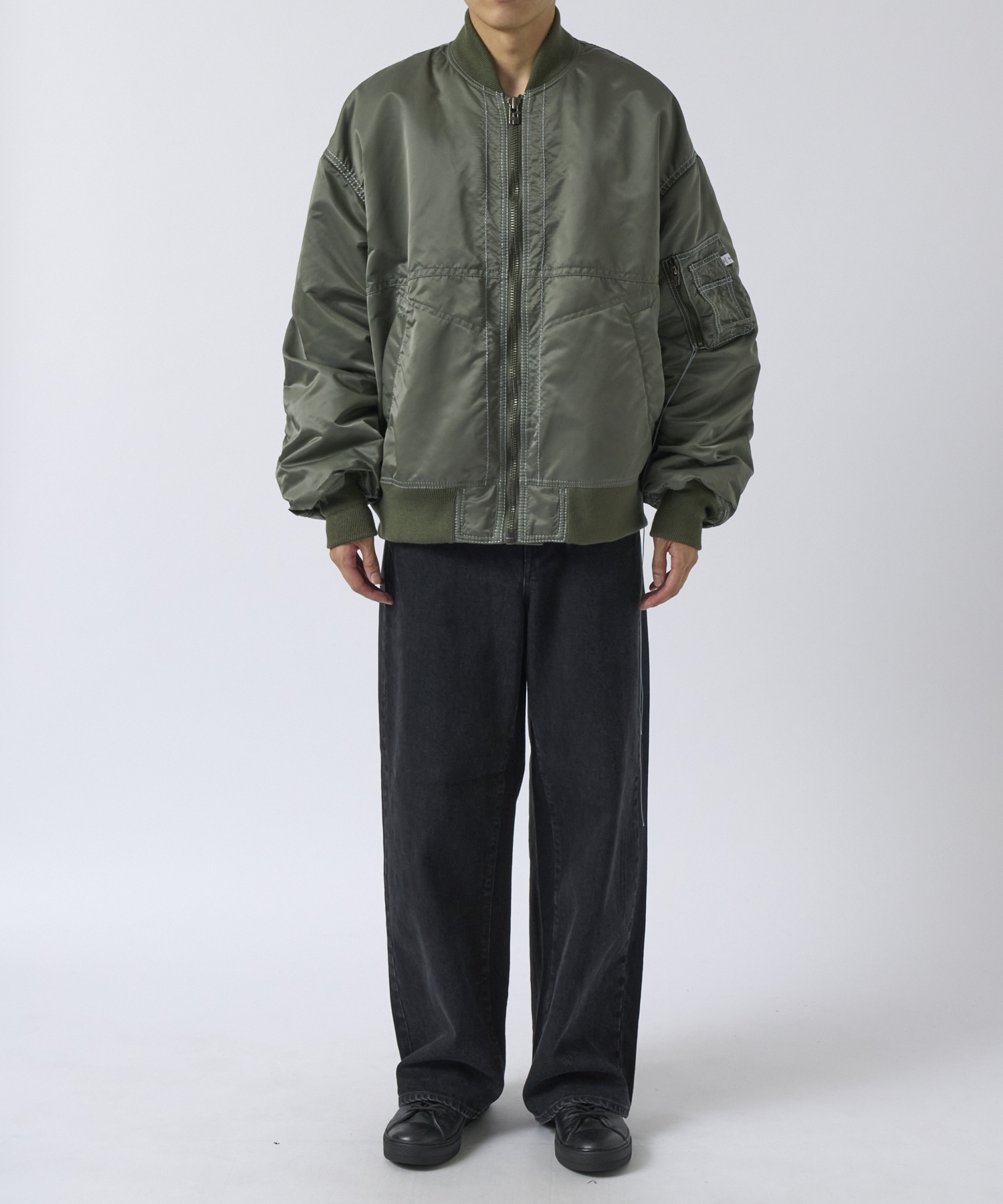 HEAVY STITCH MA-1 JACKET FACETASM